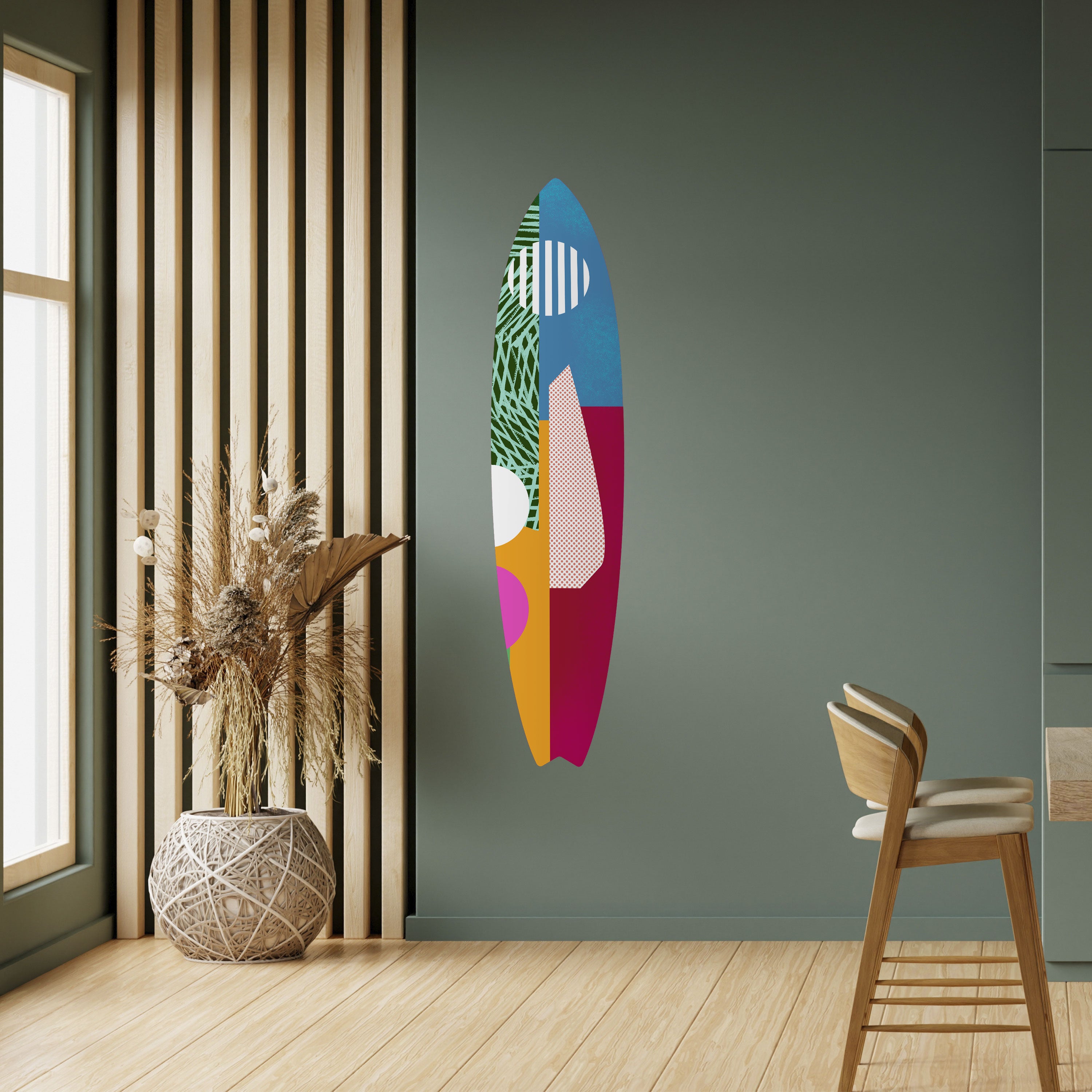 VIVID VIBES Naklejka - deska surfingowa