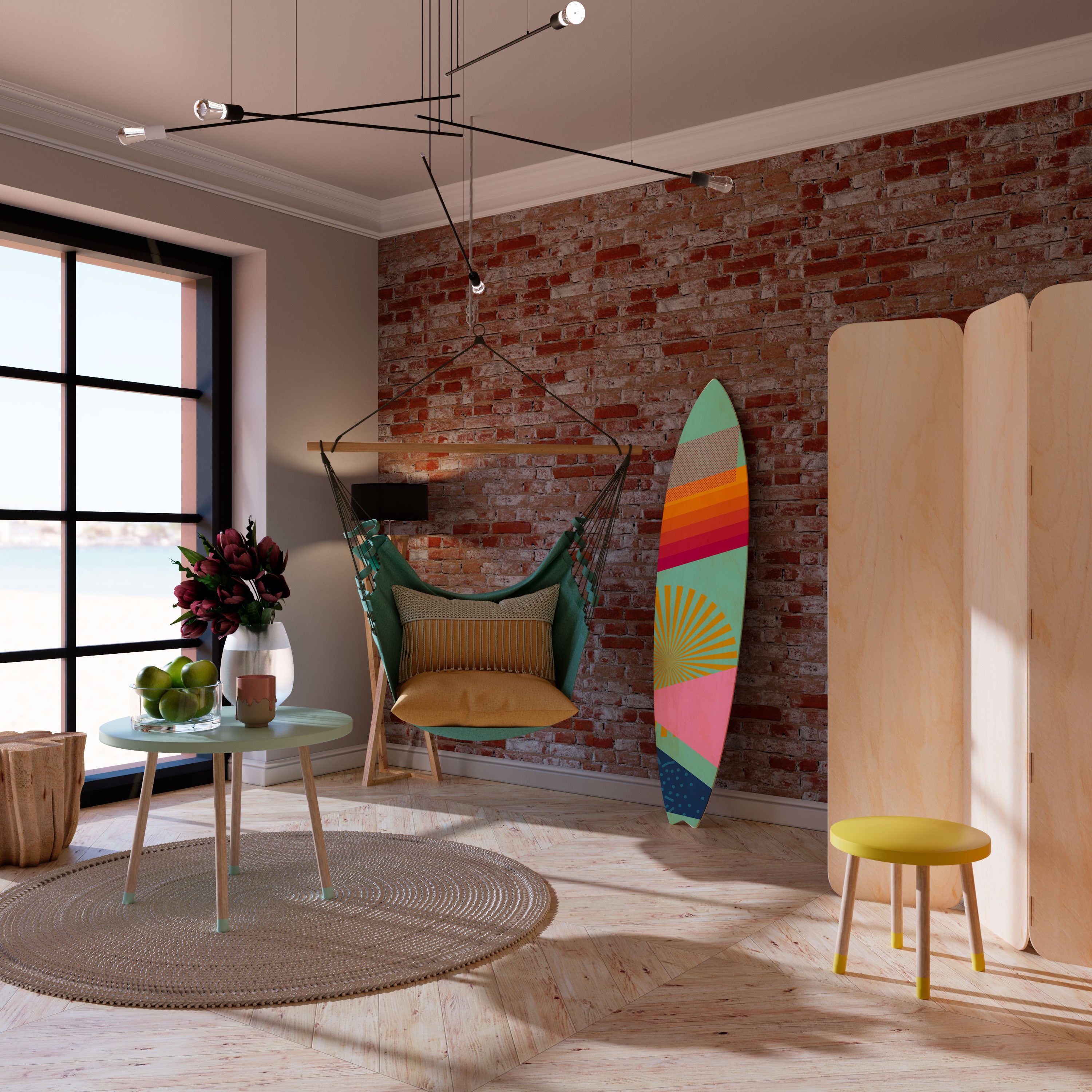 NEW DAYLIGHT Dekoracyjna deska surfingowa