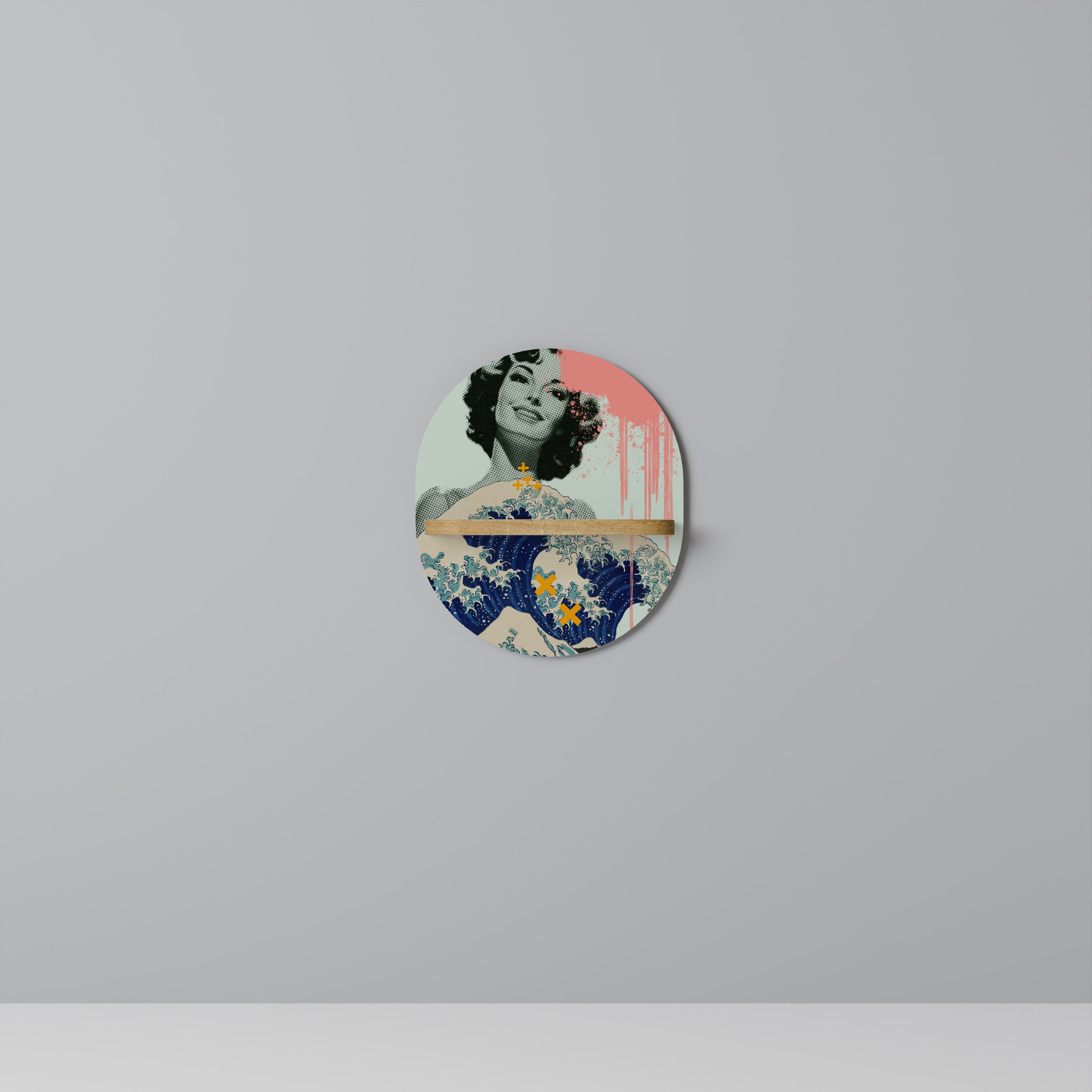 KANAGAWA BEAUTY Półka owalna