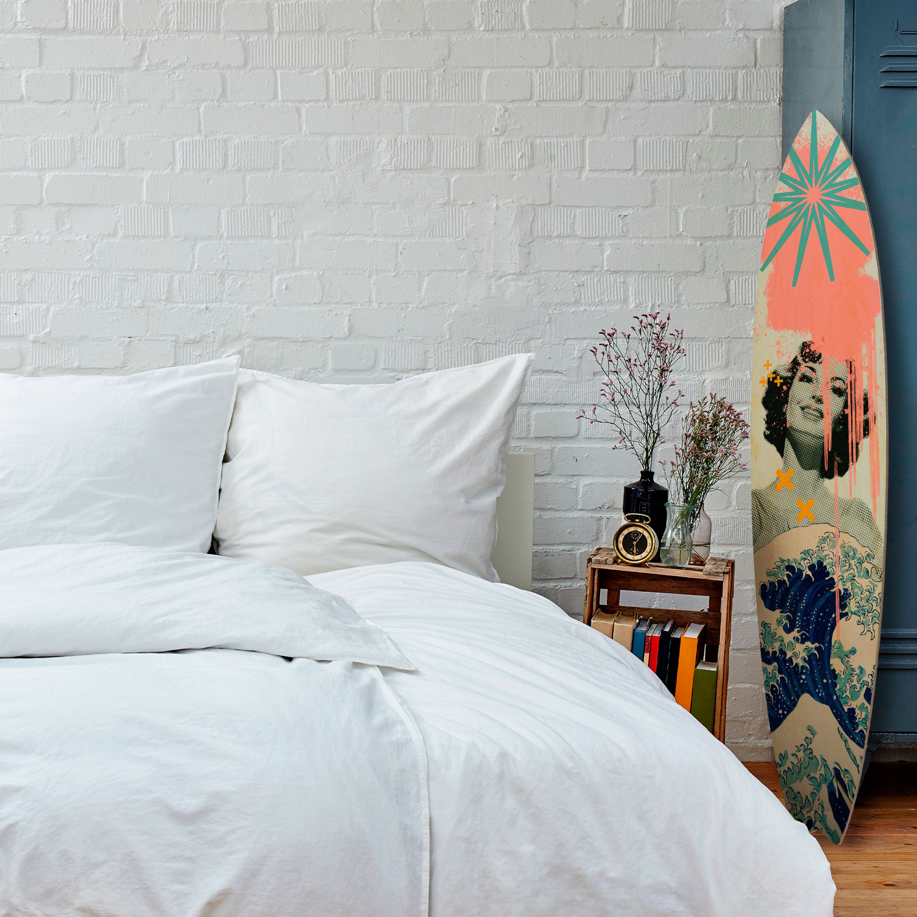 KANAGAWA BEAUTY Dekoracyjna deska surfingowa