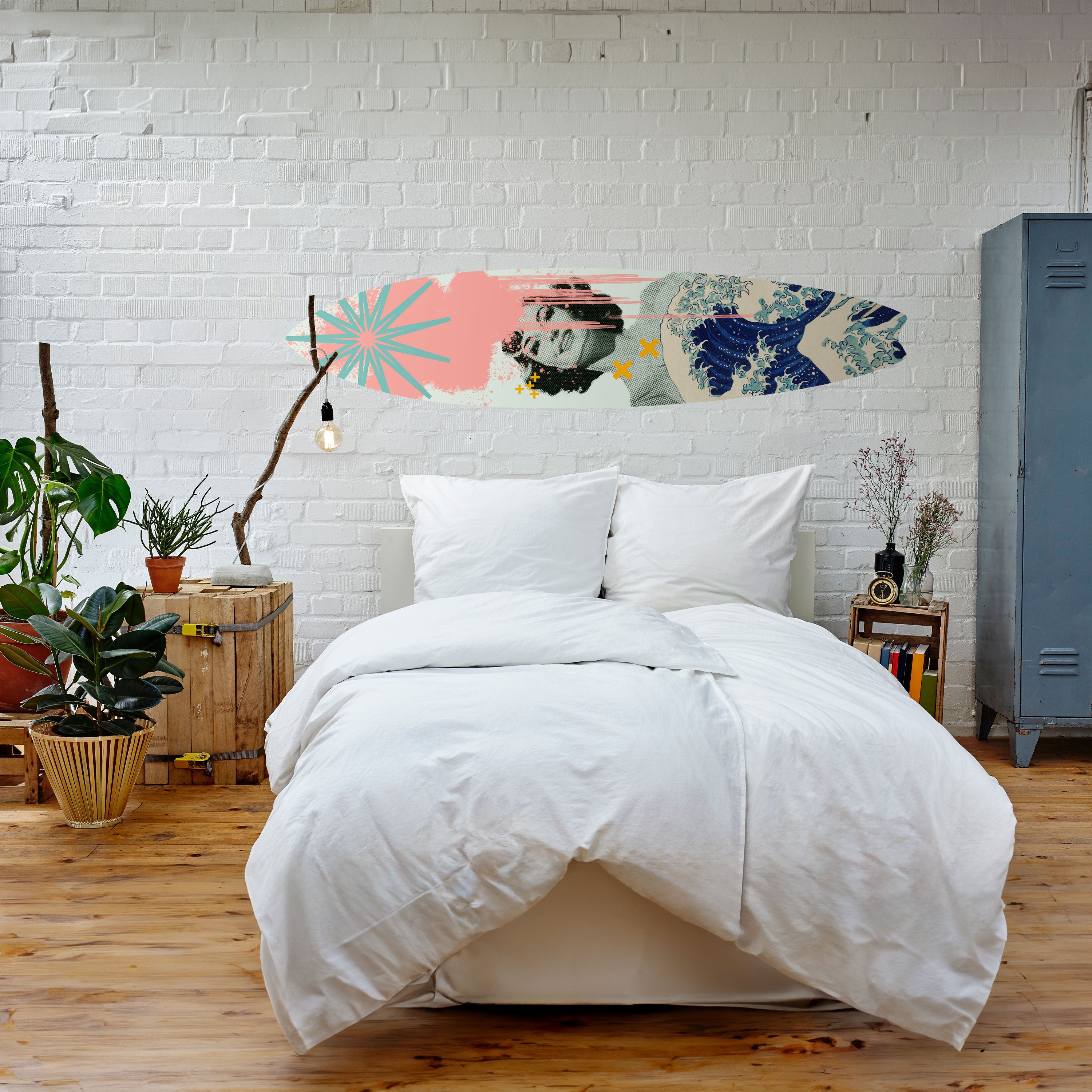 KANAGAWA BEAUTY Naklejka - deska surfingowa