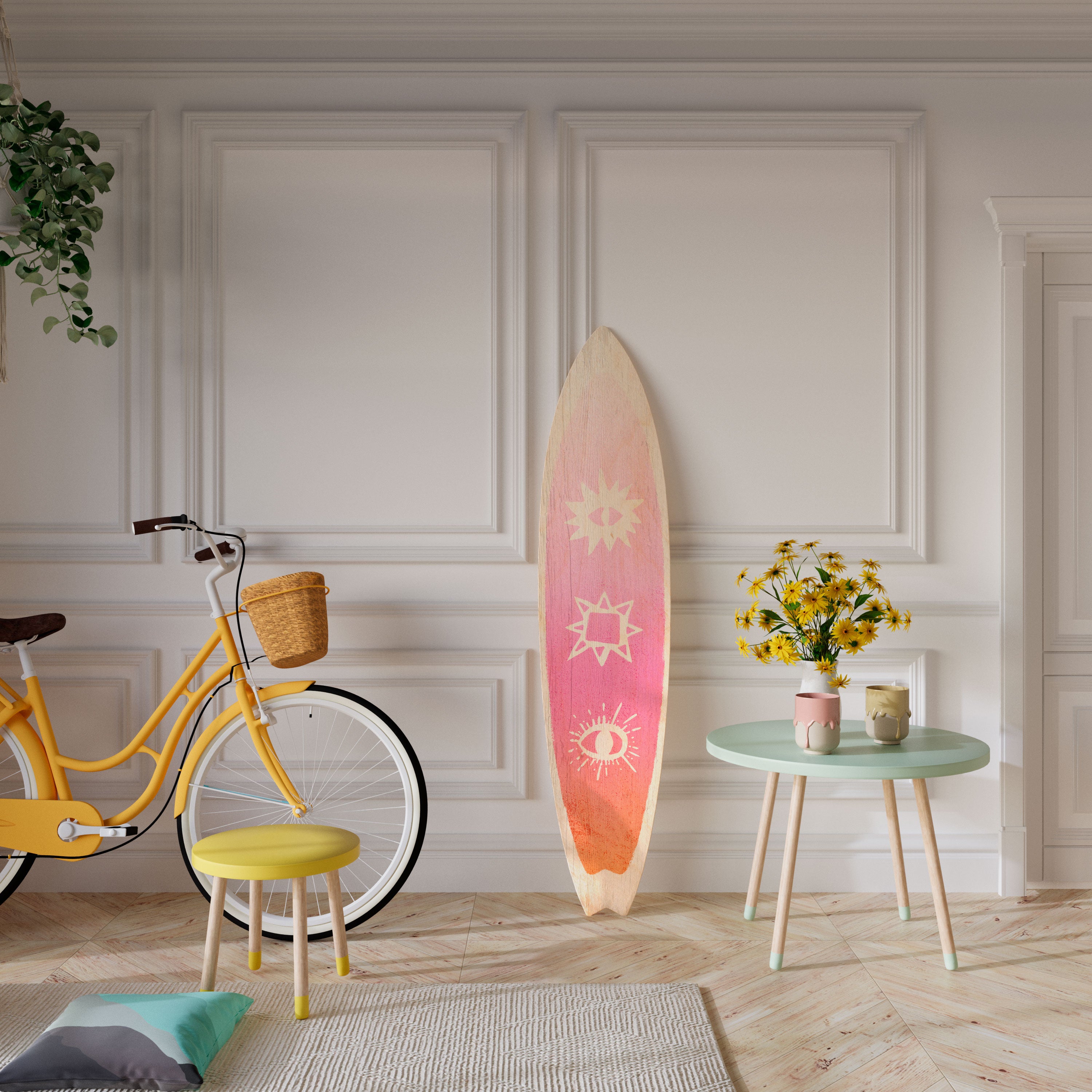 DAZZLING DESIGN Dekoracyjna deska surfingowa