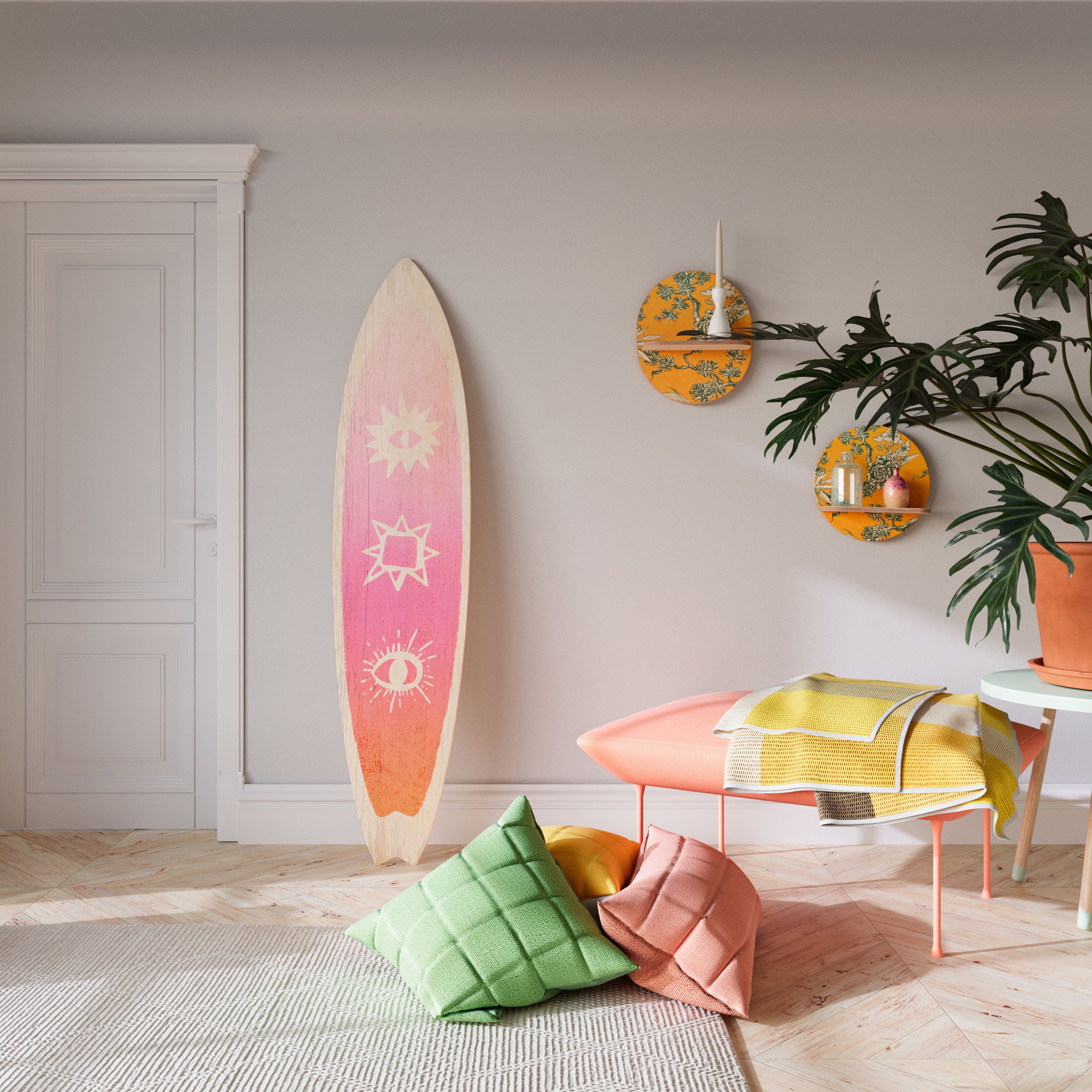 DAZZLING DESIGN Dekoracyjna deska surfingowa