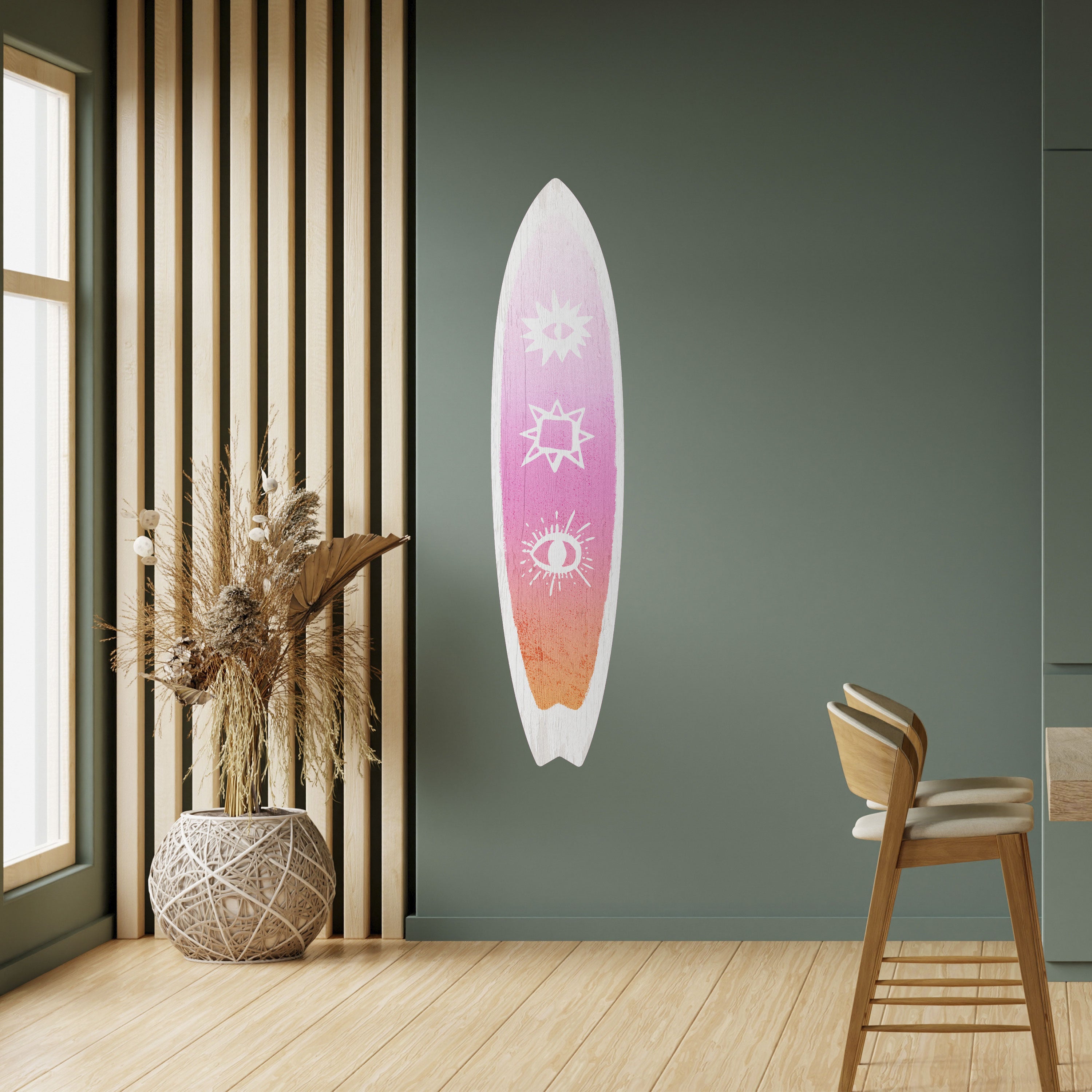 DAZZLING DESIGN Naklejka - deska surfingowa