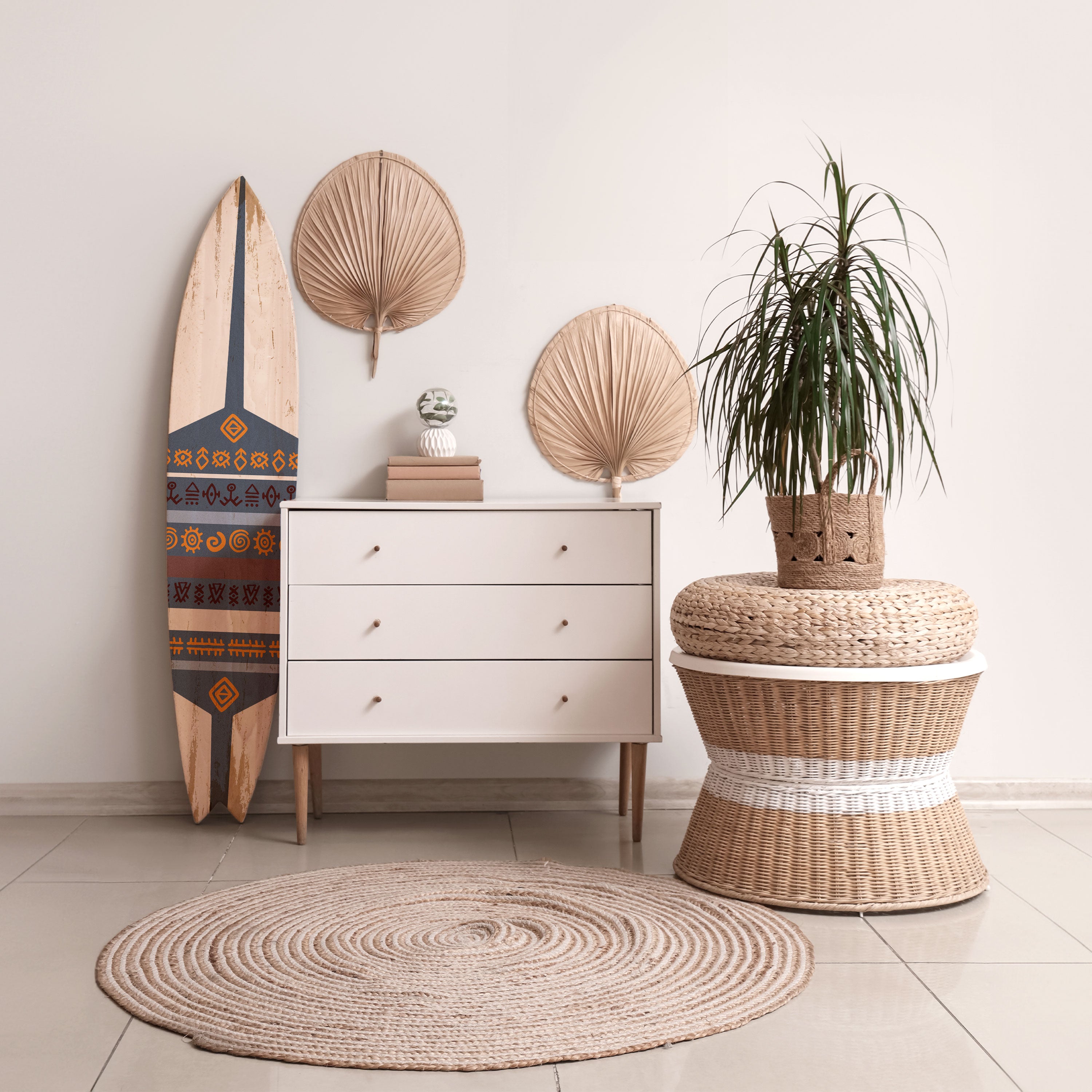 AFRICAN VINTAGE Dekoracyjna deska surfingowa