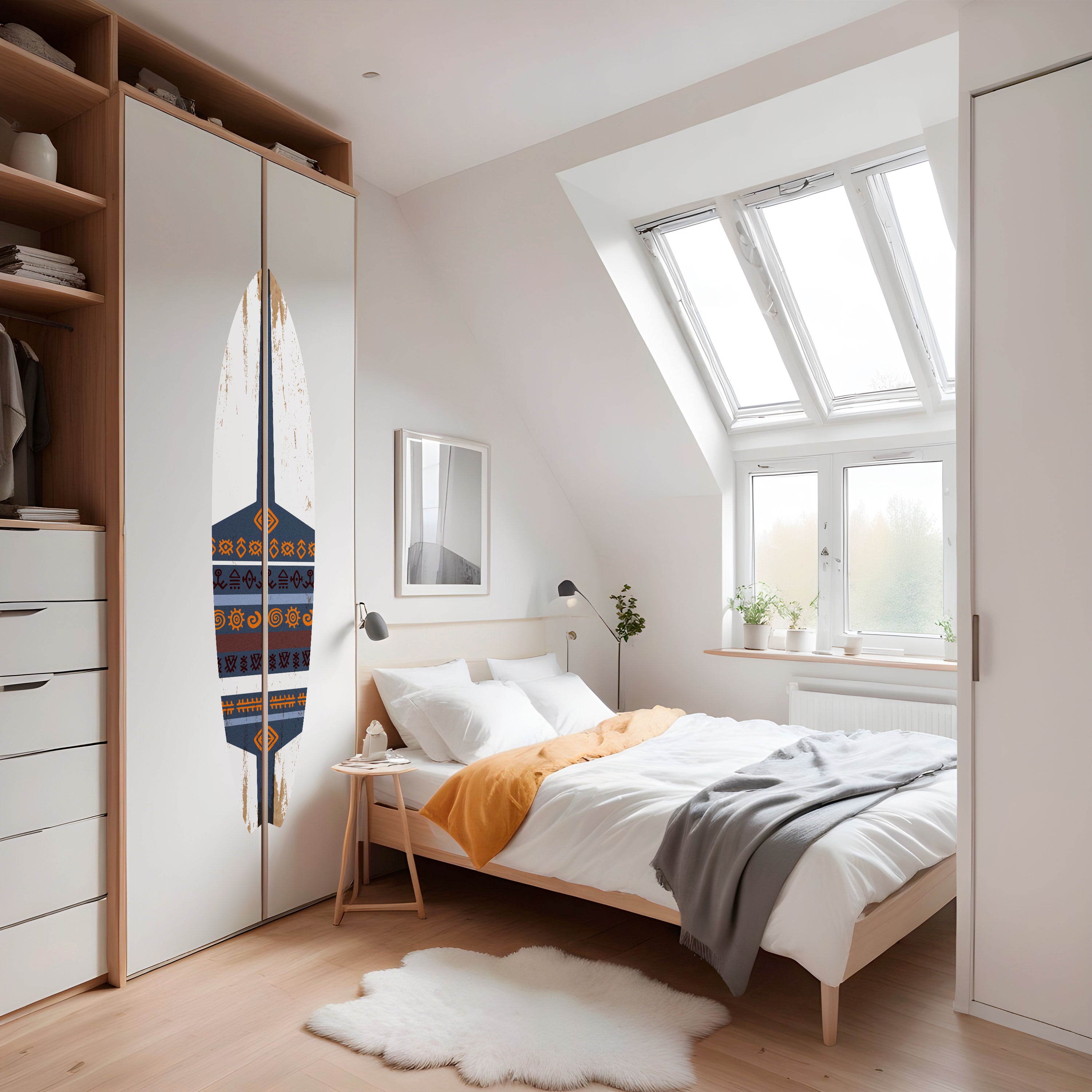 AFRICAN VINTAGE Naklejka - deska surfingowa