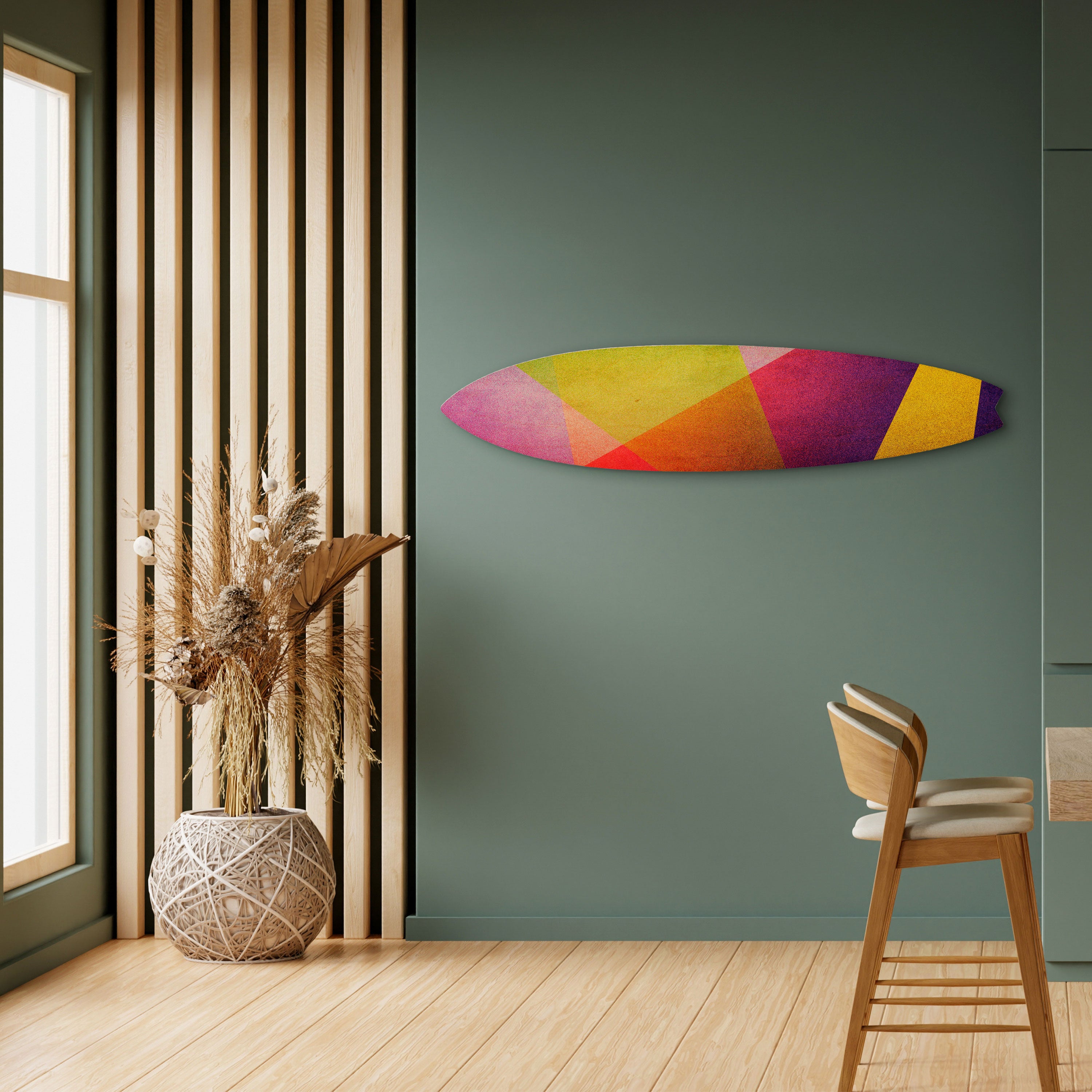 VIVID GEOMETRY Dekoracyjna deska surfingowa
