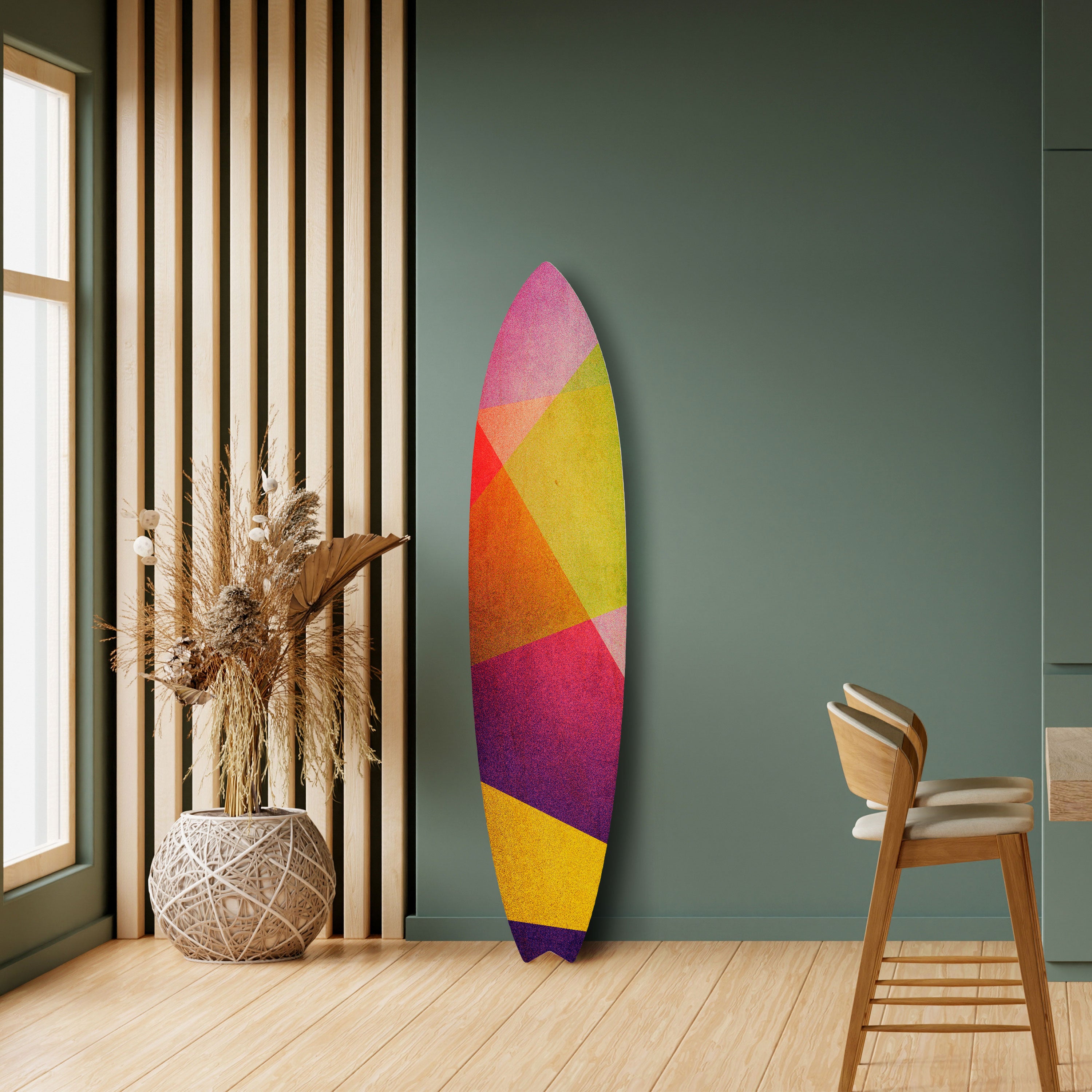 VIVID GEOMETRY Dekoracyjna deska surfingowa