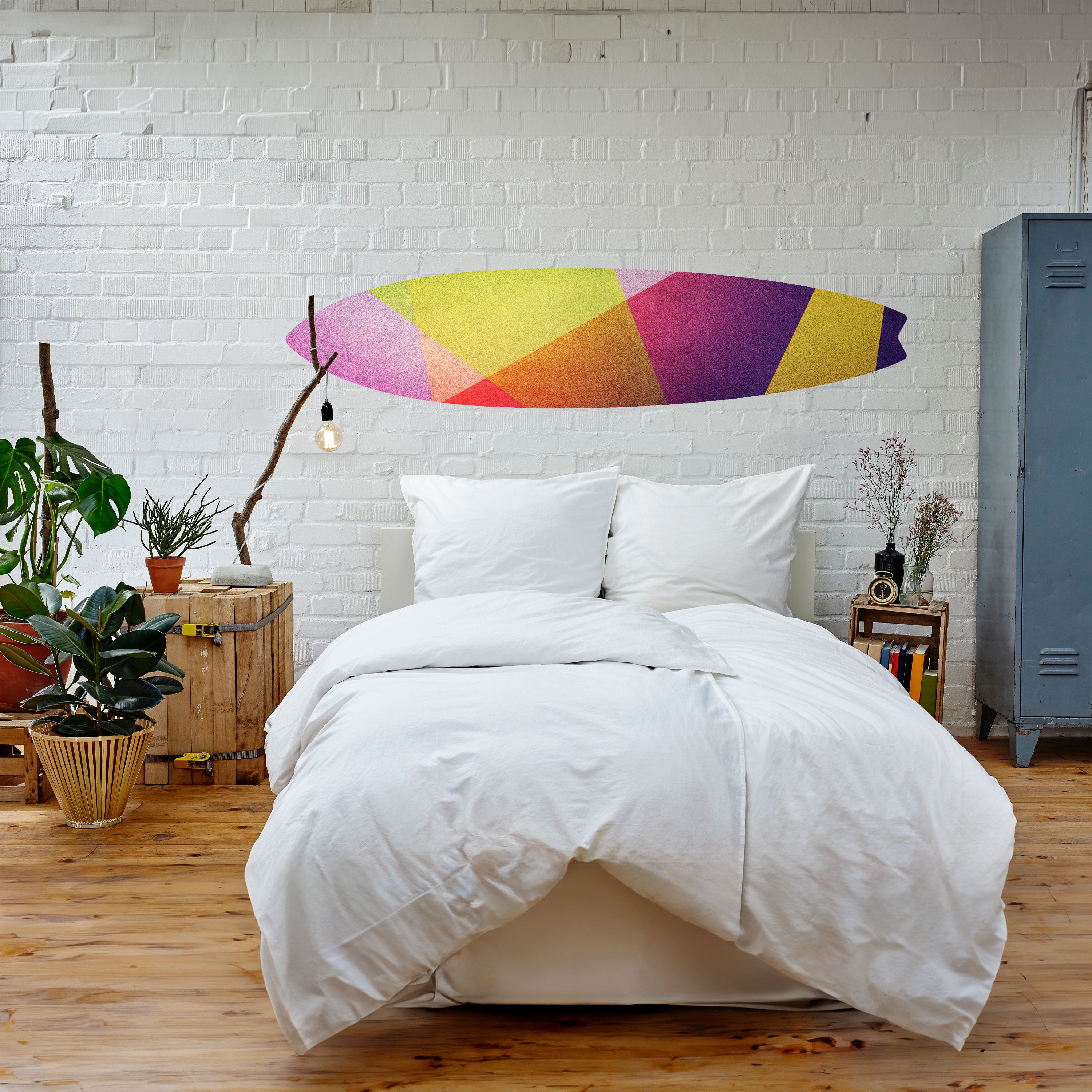 VIVID GEOMETRY Naklejka - deska surfingowa