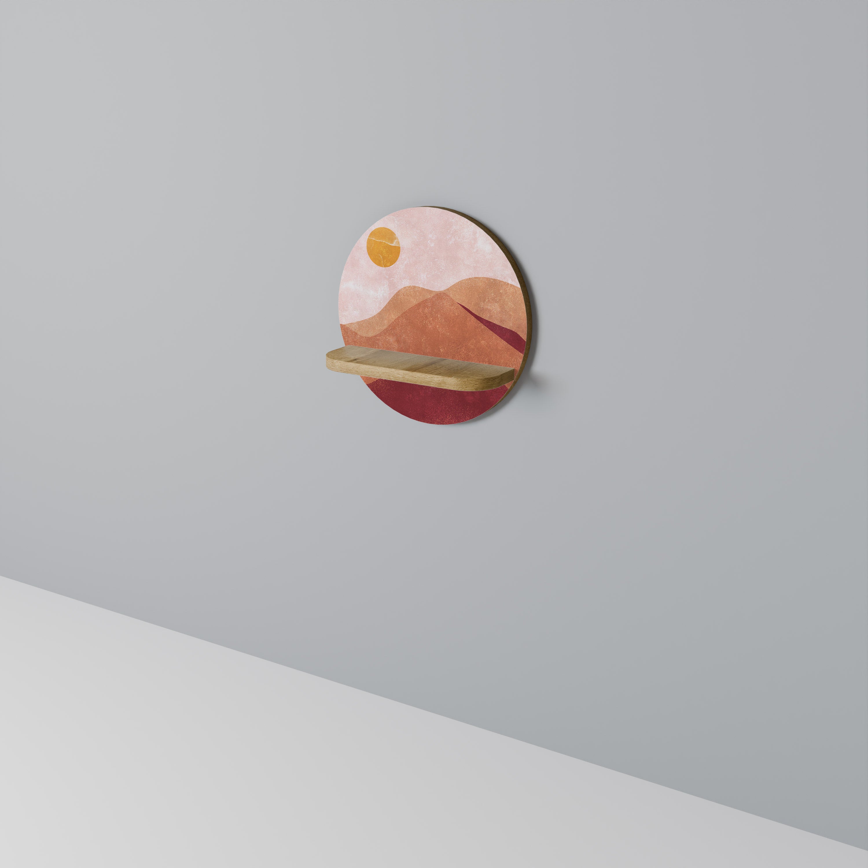 LUMINOUS SUNLIGHT Półka okrągła