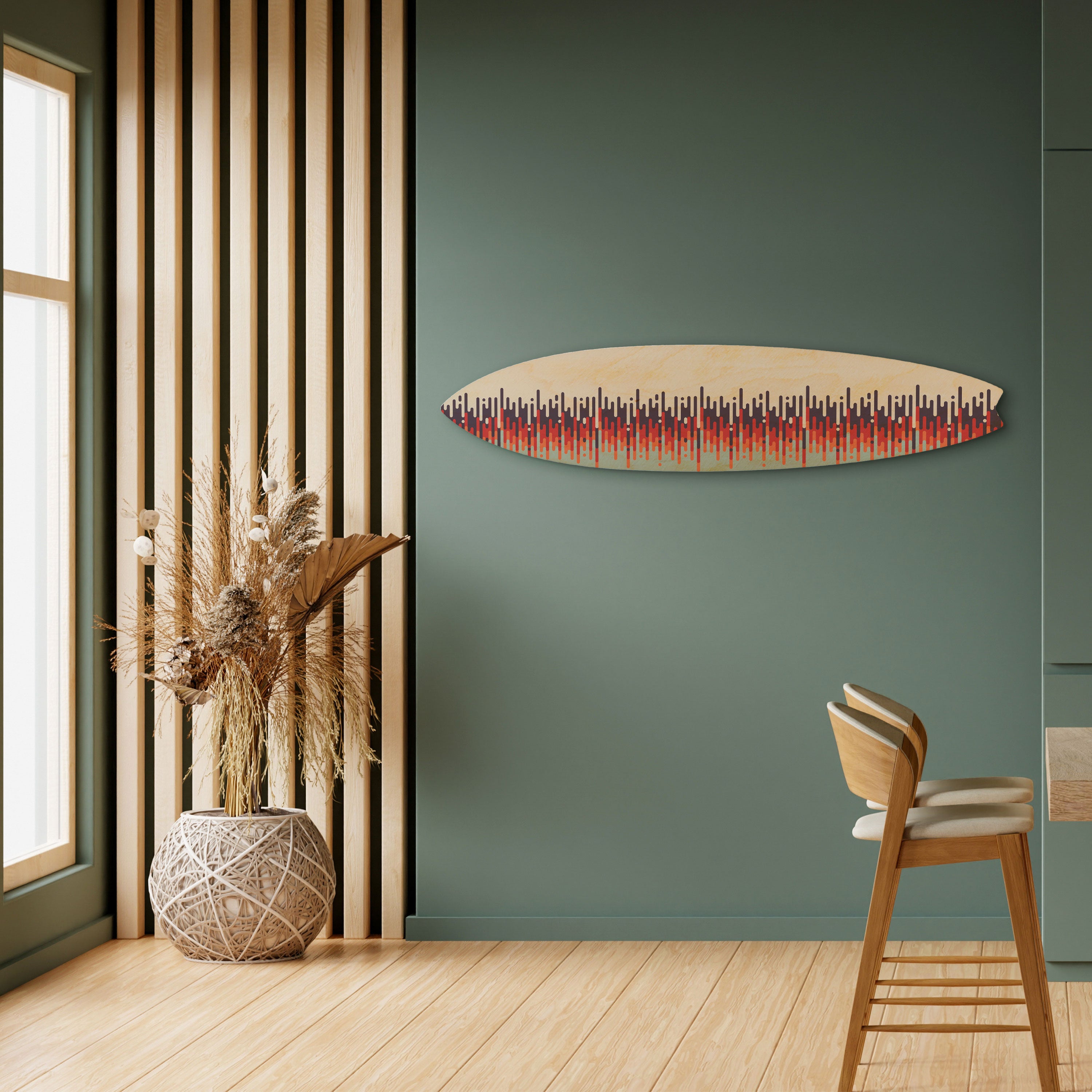 CHROMA CONTOURS Dekoracyjna deska surfingowa