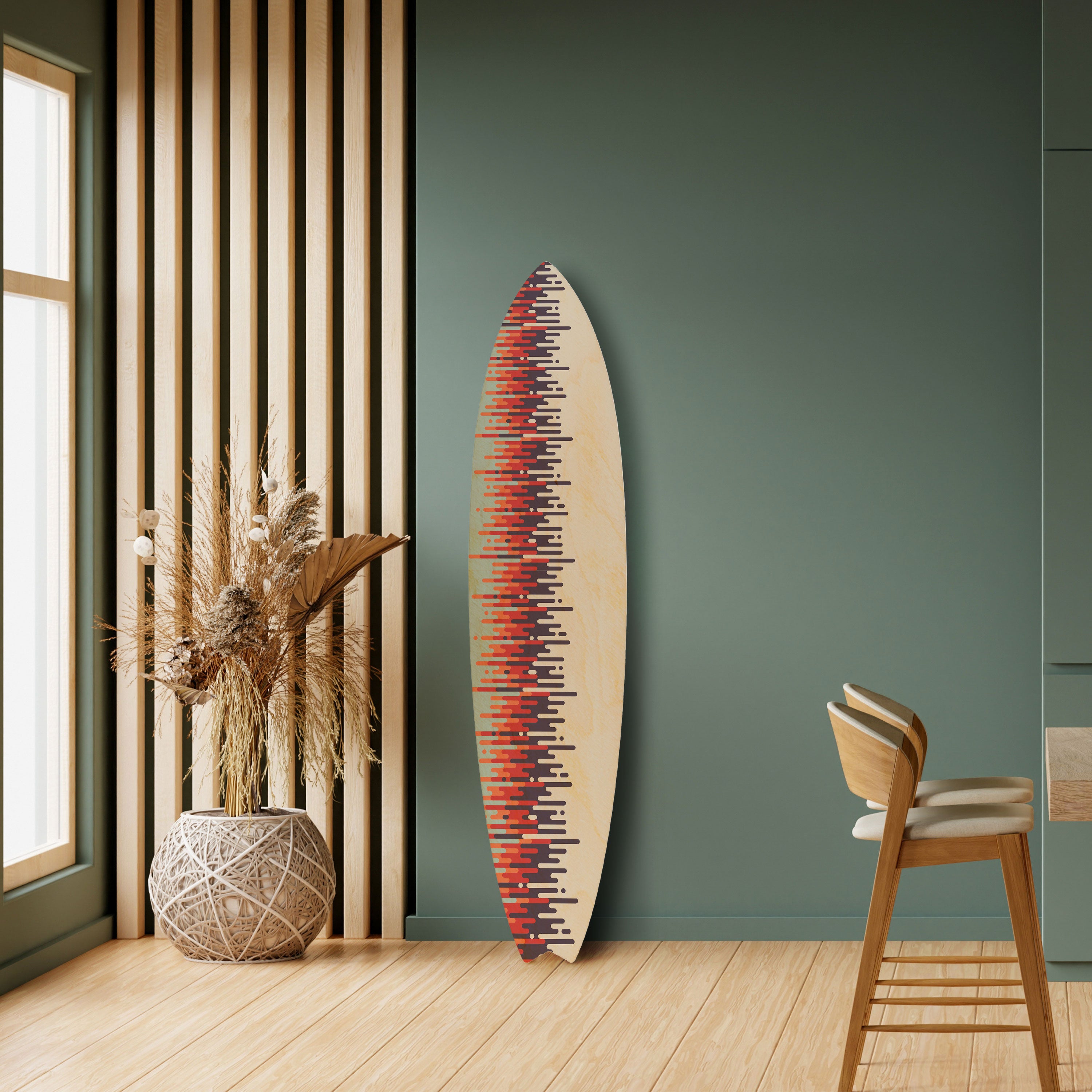 CHROMA CONTOURS Dekoracyjna deska surfingowa