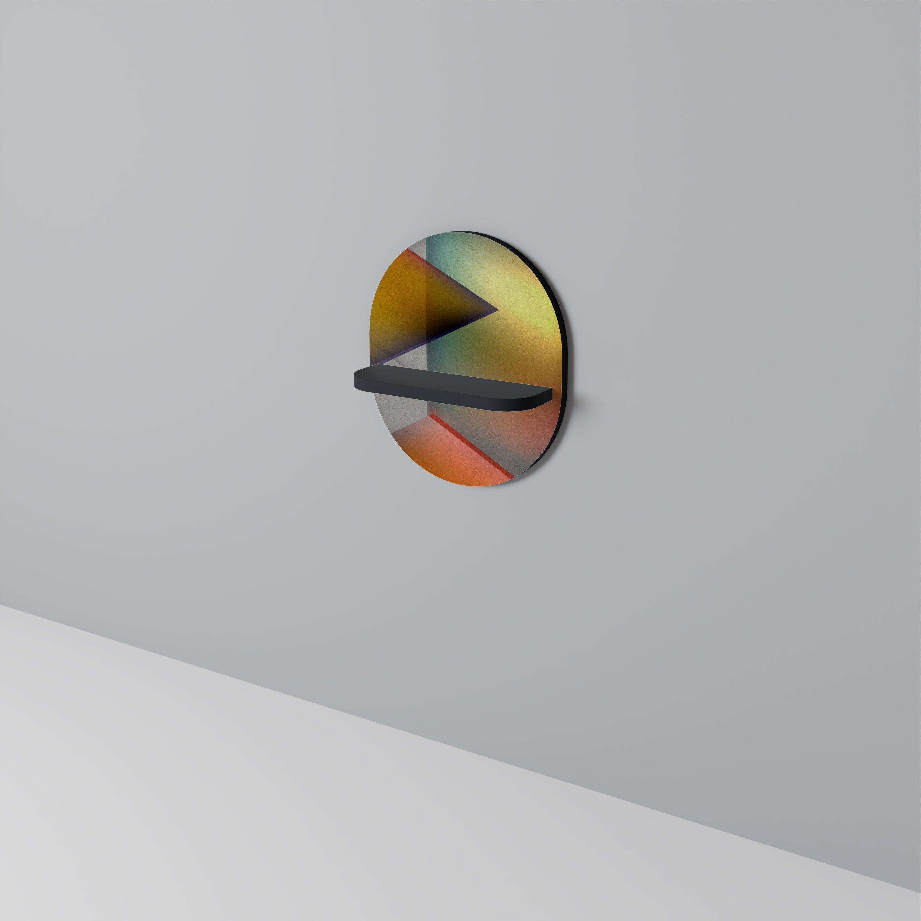 PIERCING SHARPNESS Półka owalna Czarna