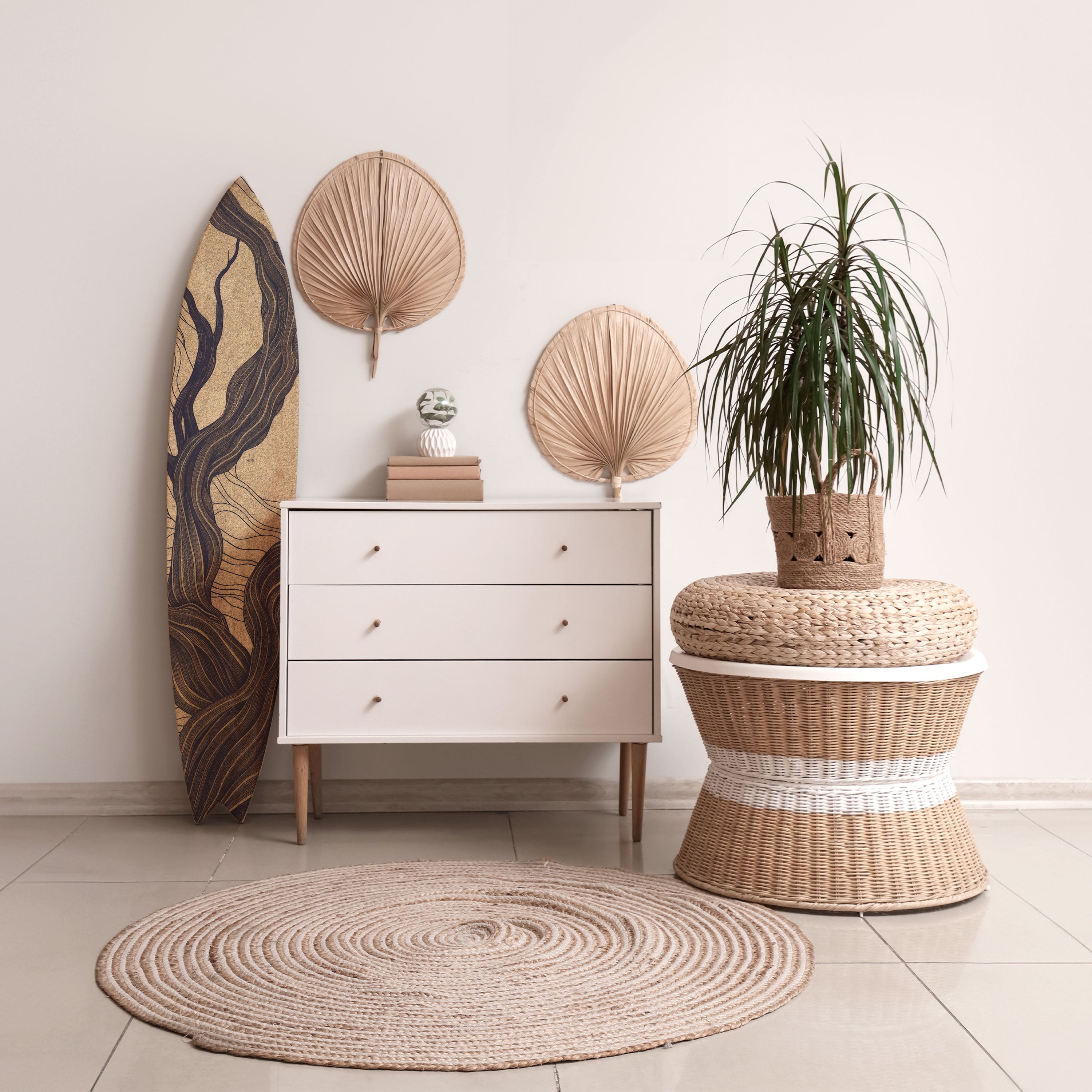 UNIFIED FRAGMENTS Dekoracyjna deska surfingowa