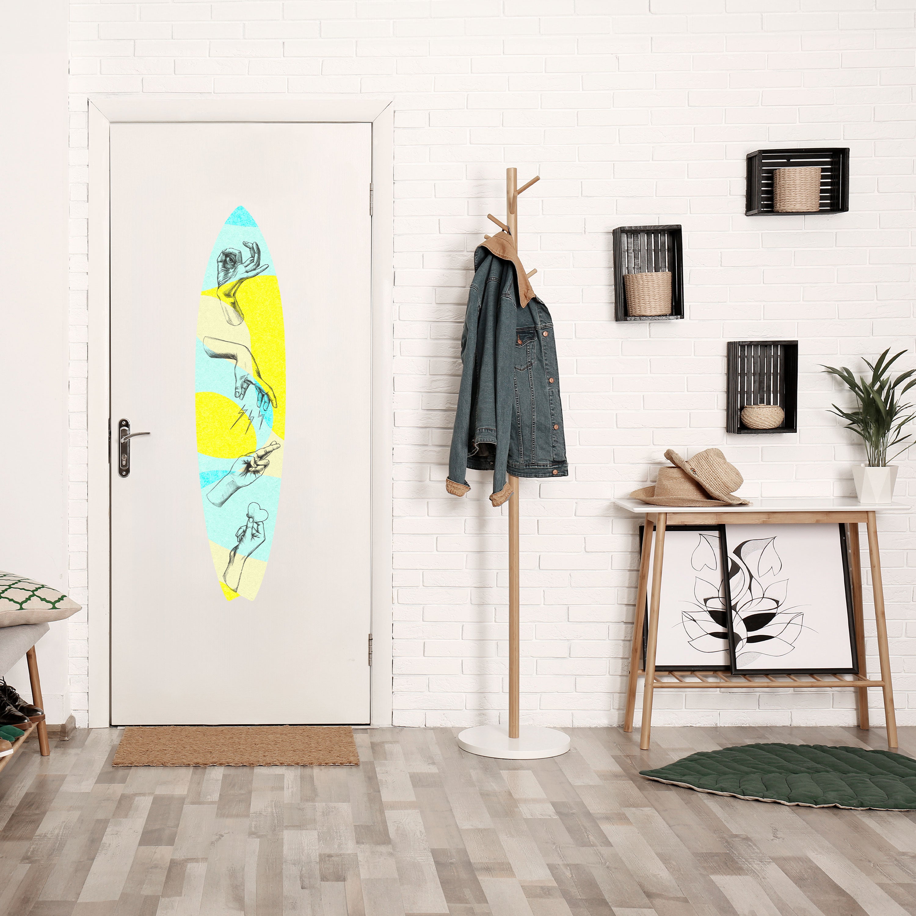 BODY LANGUAGE Naklejka - deska surfingowa