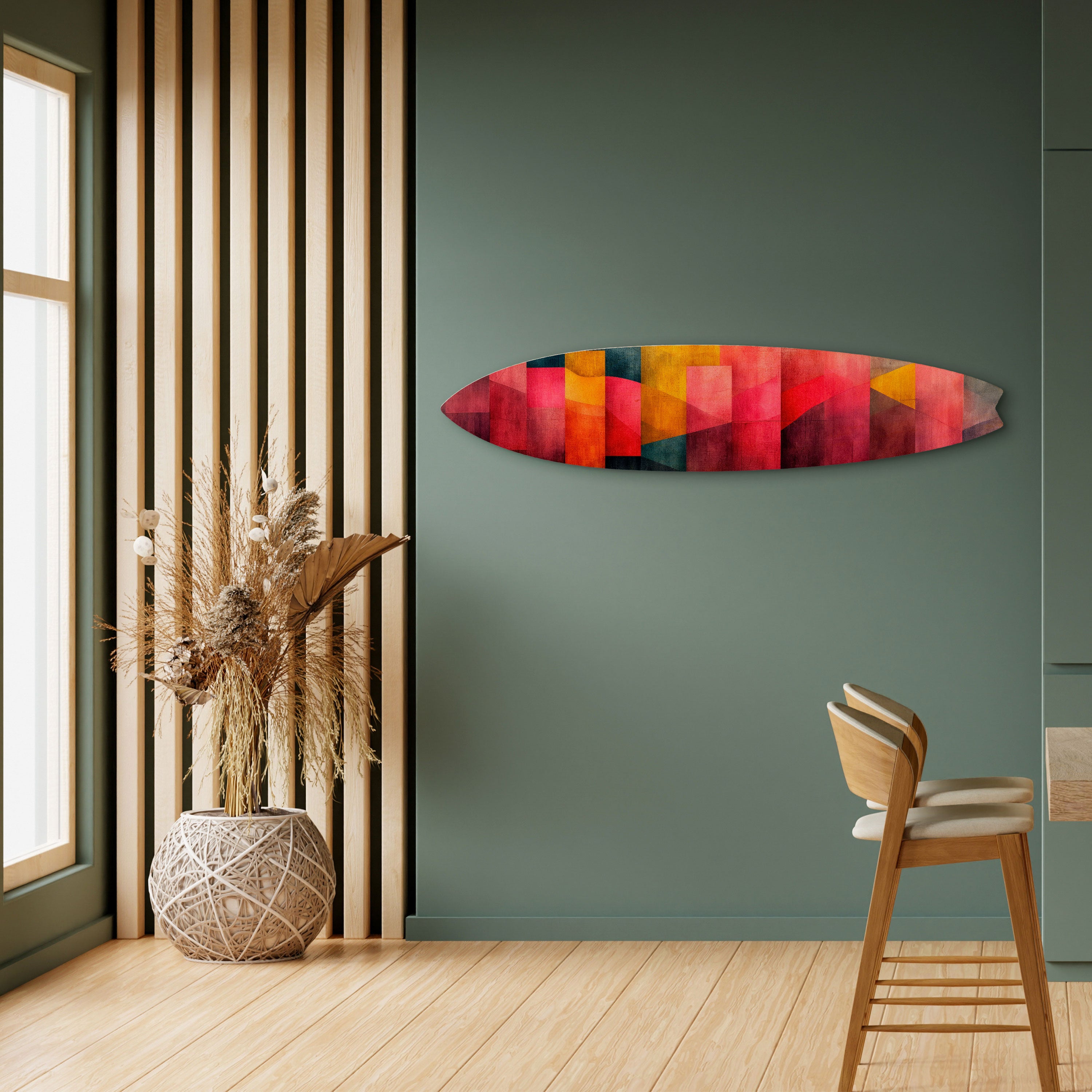 COLORFUL SOUNDS Dekoracyjna deska surfingowa