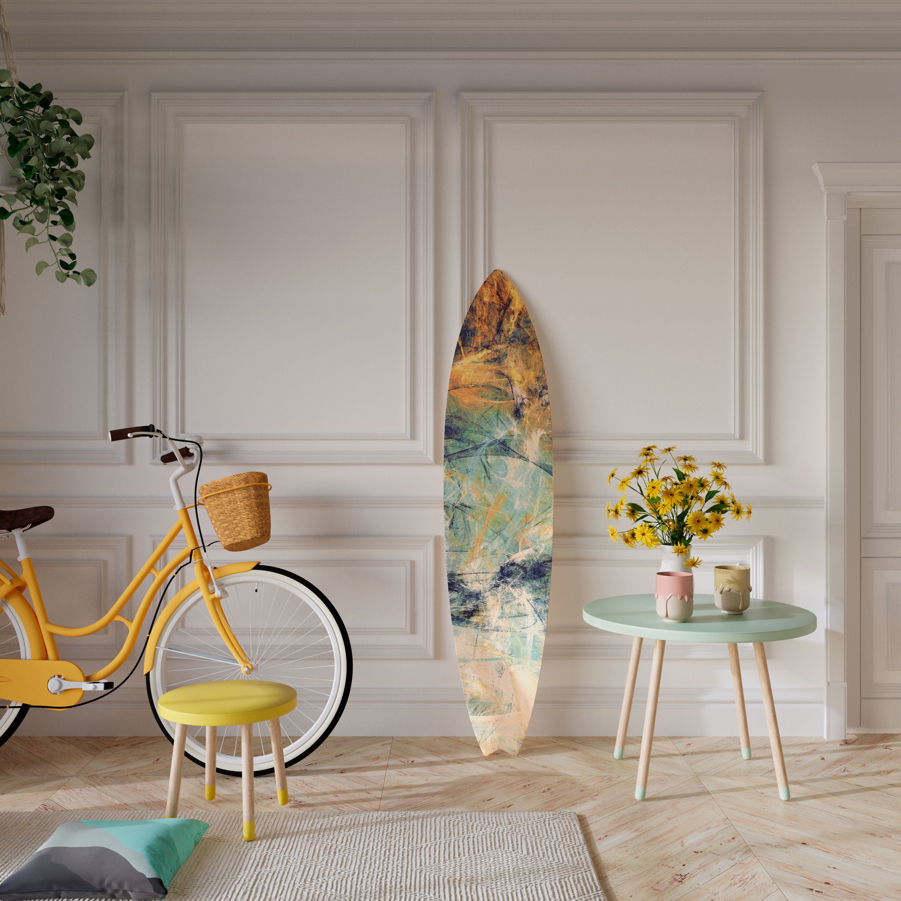 ABSTRACT THOUGHTS Dekoracyjna deska surfingowa