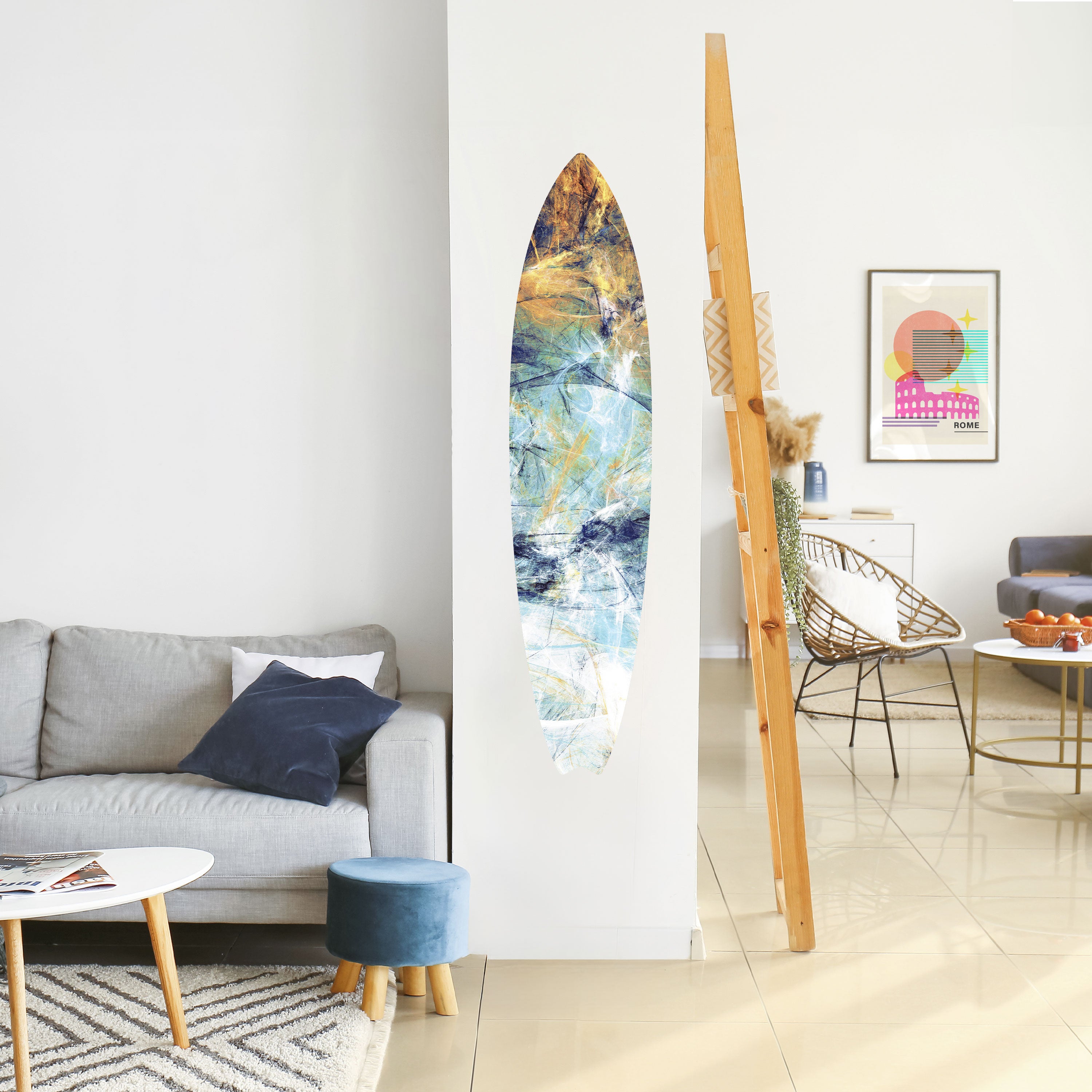 ABSTRACT THOUGHTS Naklejka - deska surfingowa