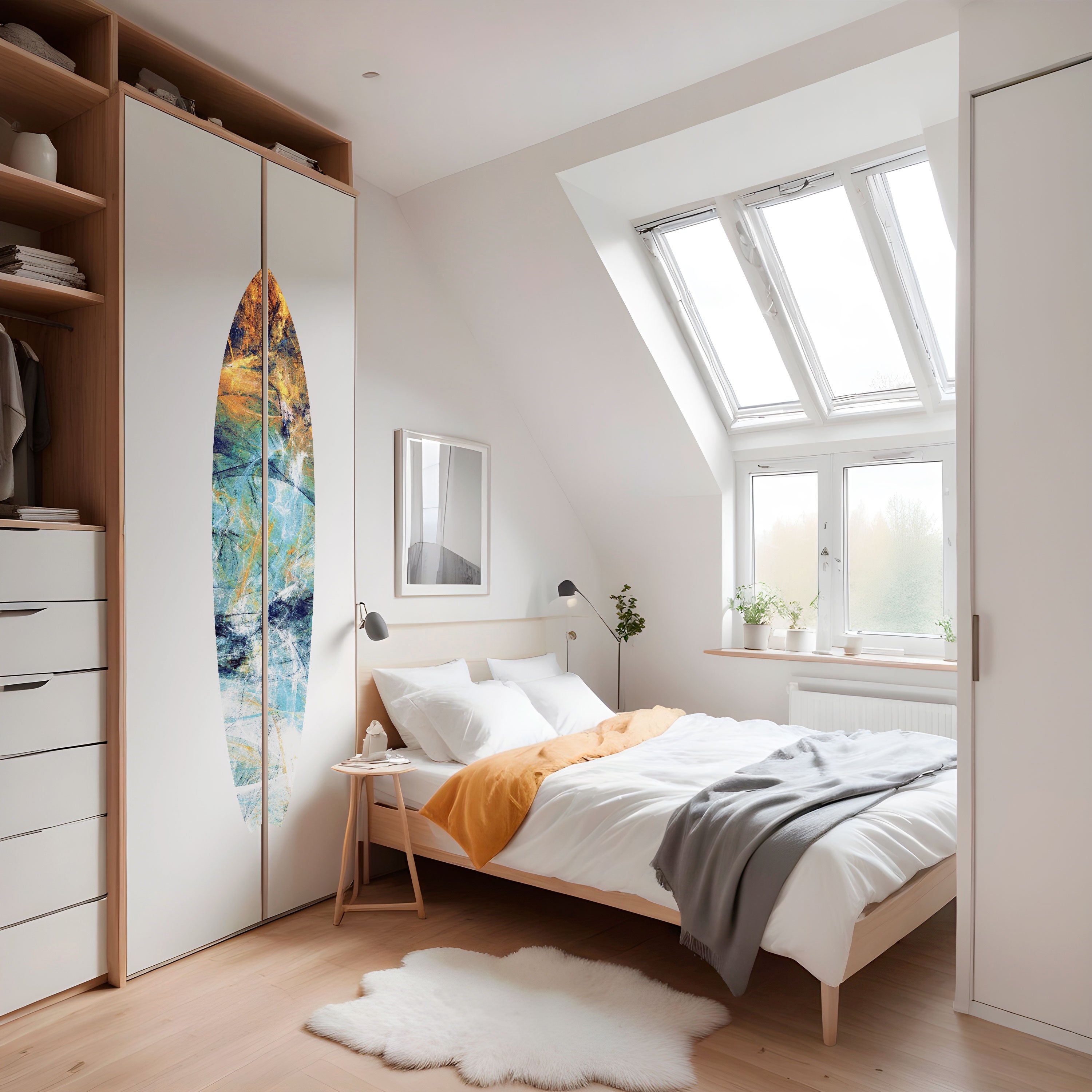 ABSTRACT THOUGHTS Naklejka - deska surfingowa