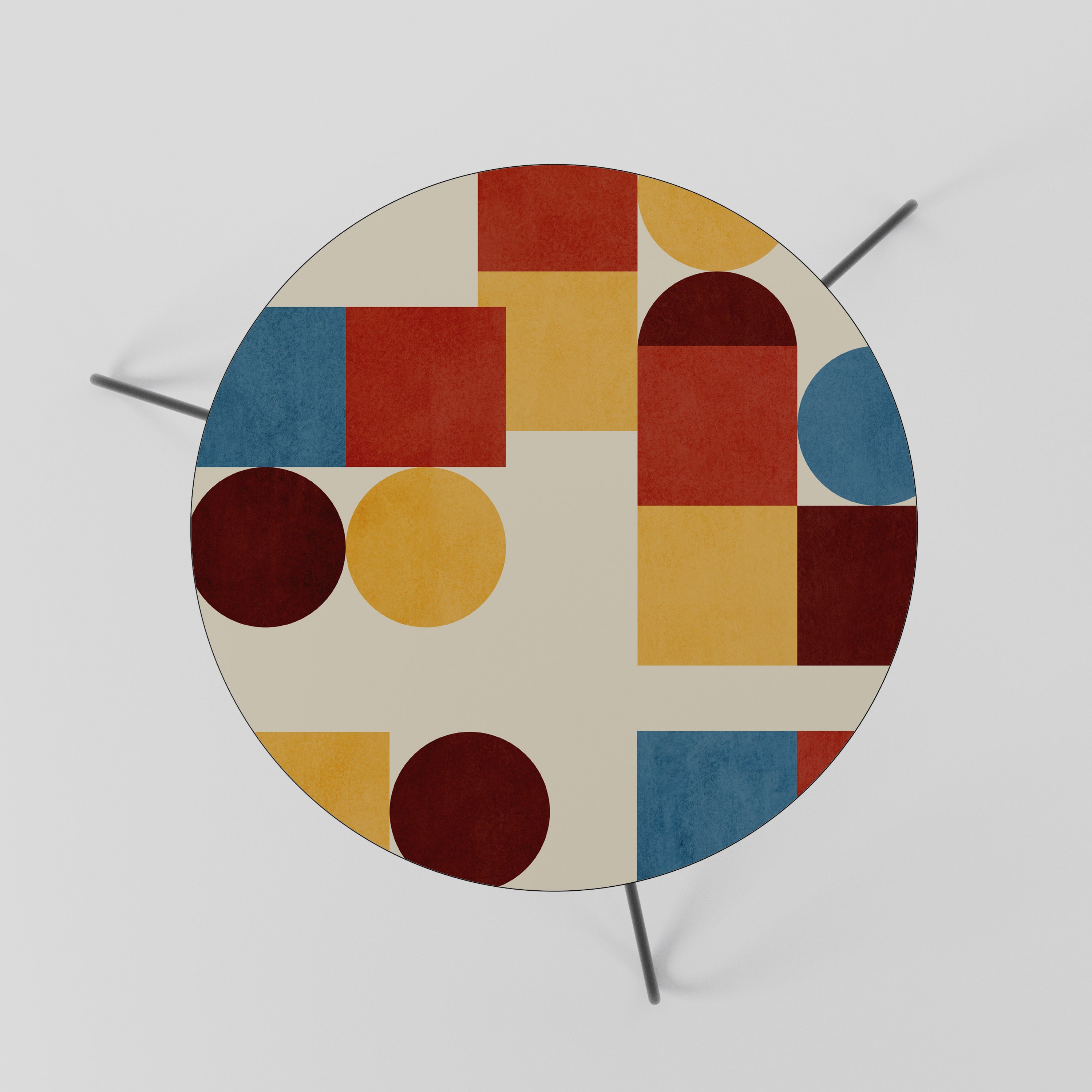 GEOMETRIC PUZZLE Stolik kawowy mały