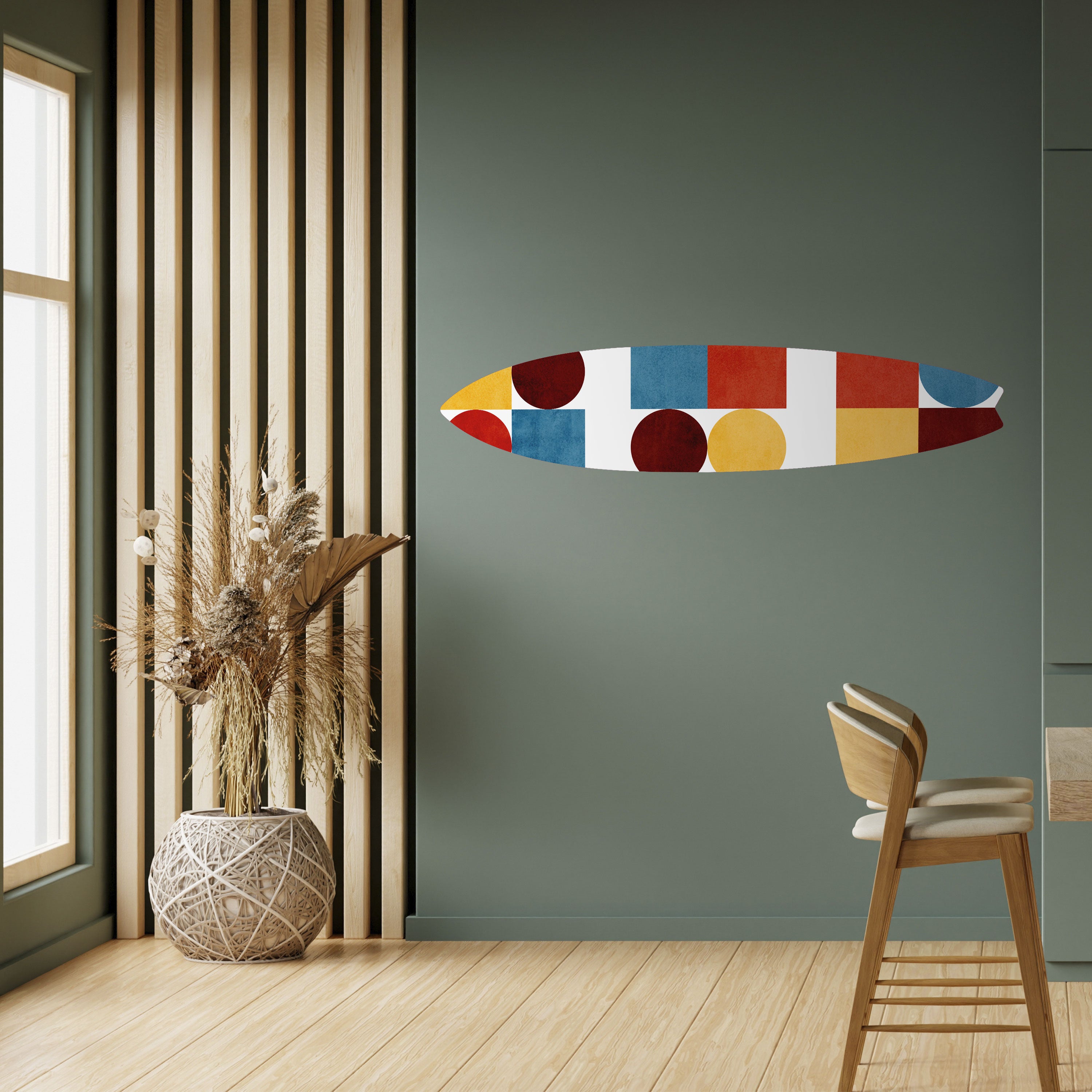 GEOMETRIC PUZZLE Naklejka - deska surfingowa