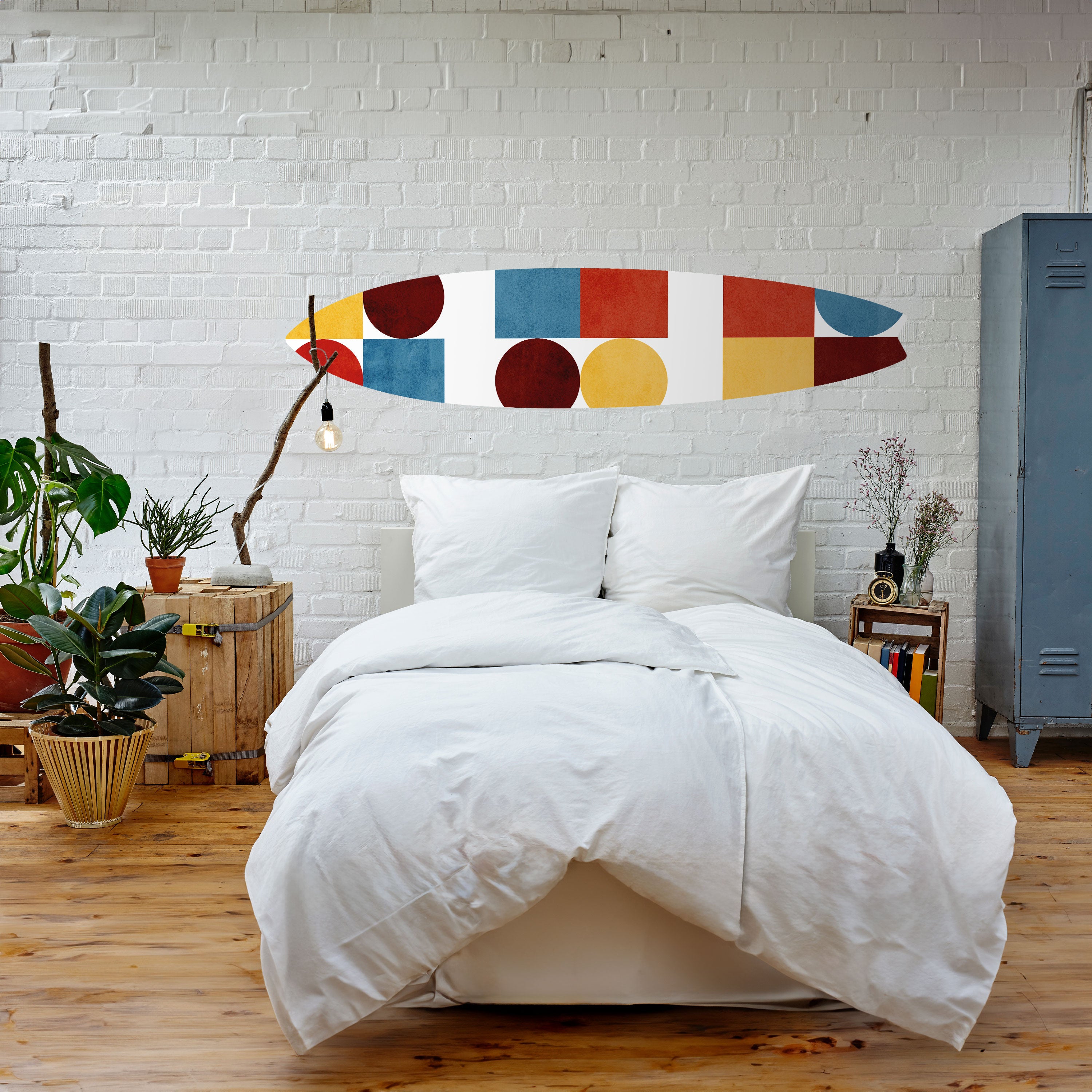 GEOMETRIC PUZZLE Naklejka - deska surfingowa