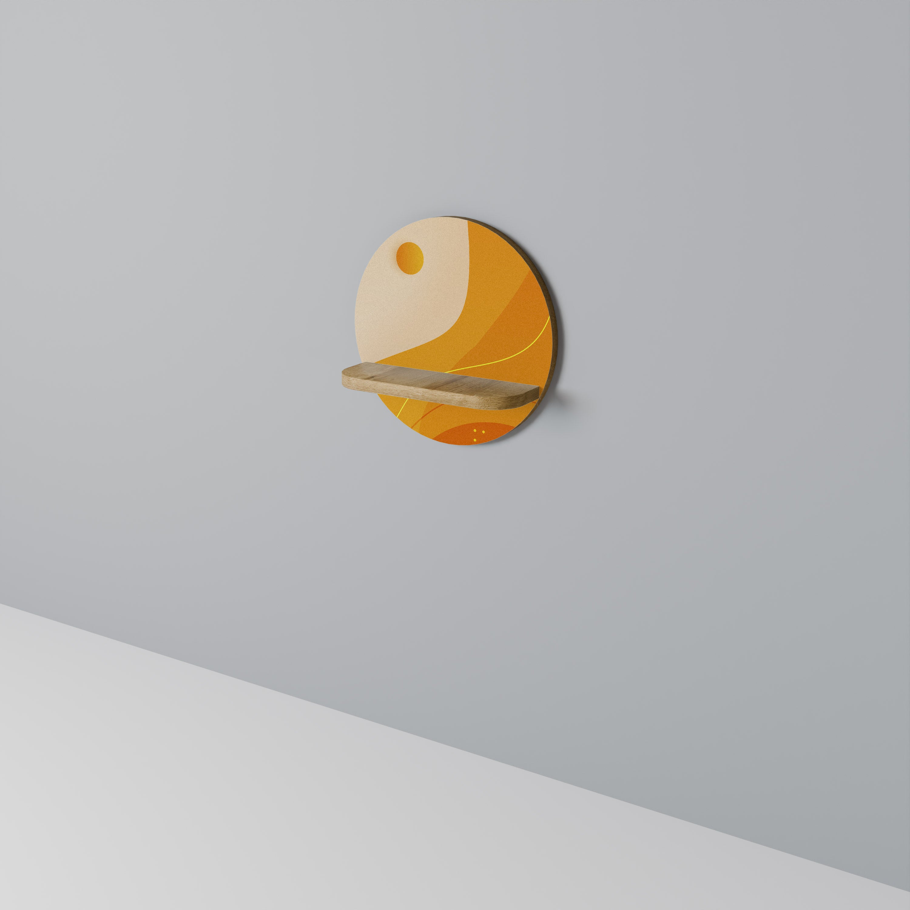 ORANGE ARRANGEMENT Półka okrągła