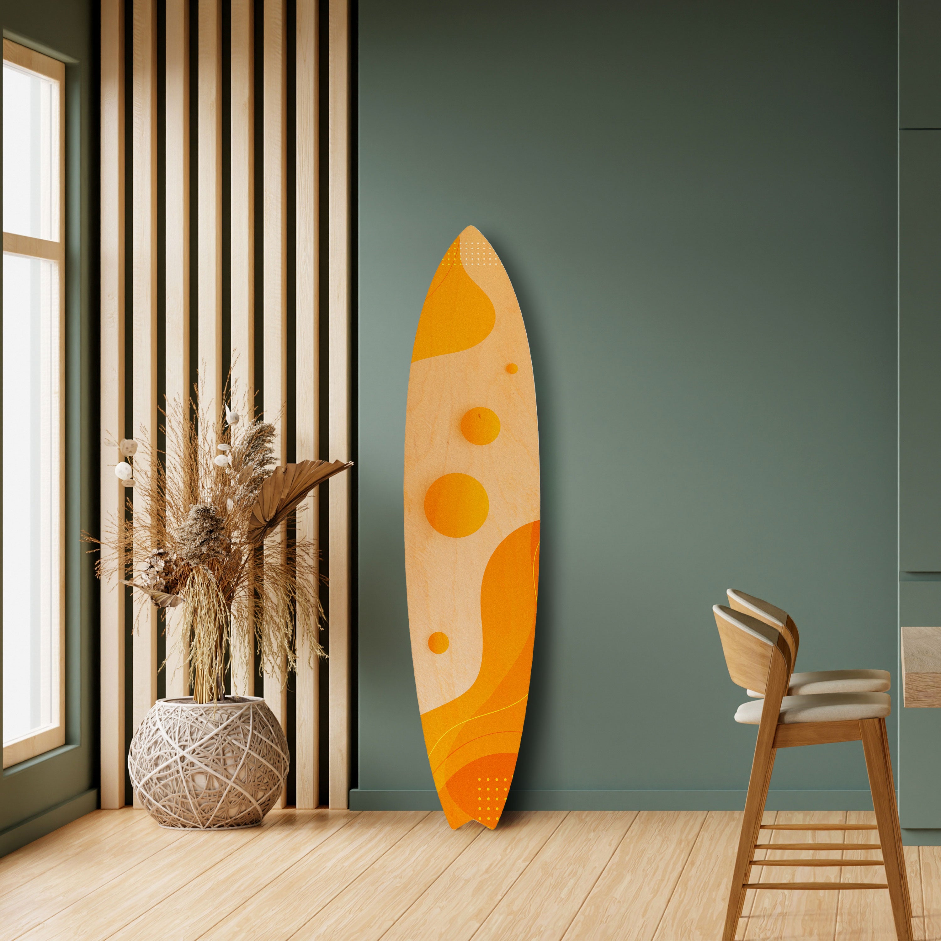 ORANGE ARRANGEMENT Dekoracyjna deska surfingowa