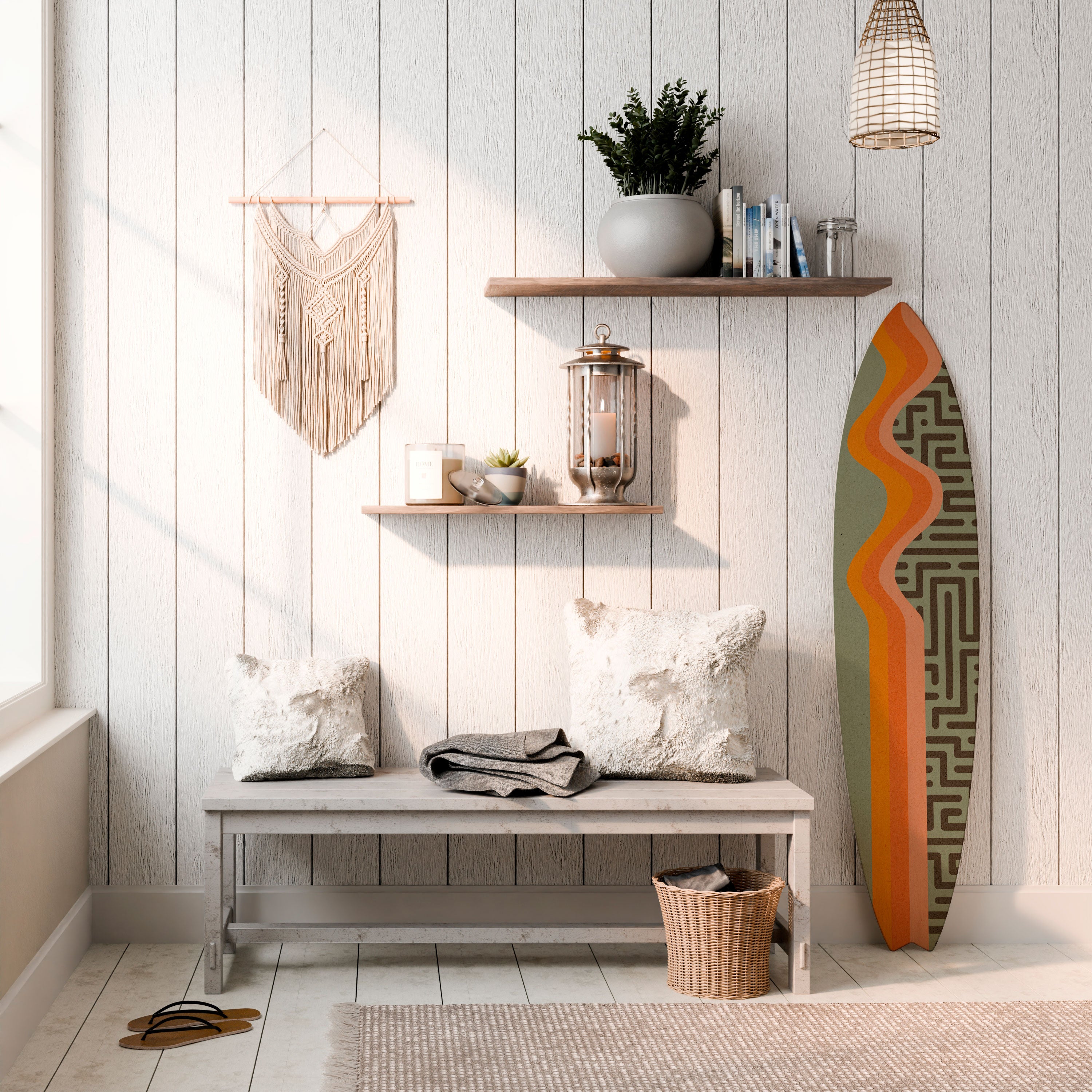 SIMPLE SOLUTIONS Dekoracyjna deska surfingowa