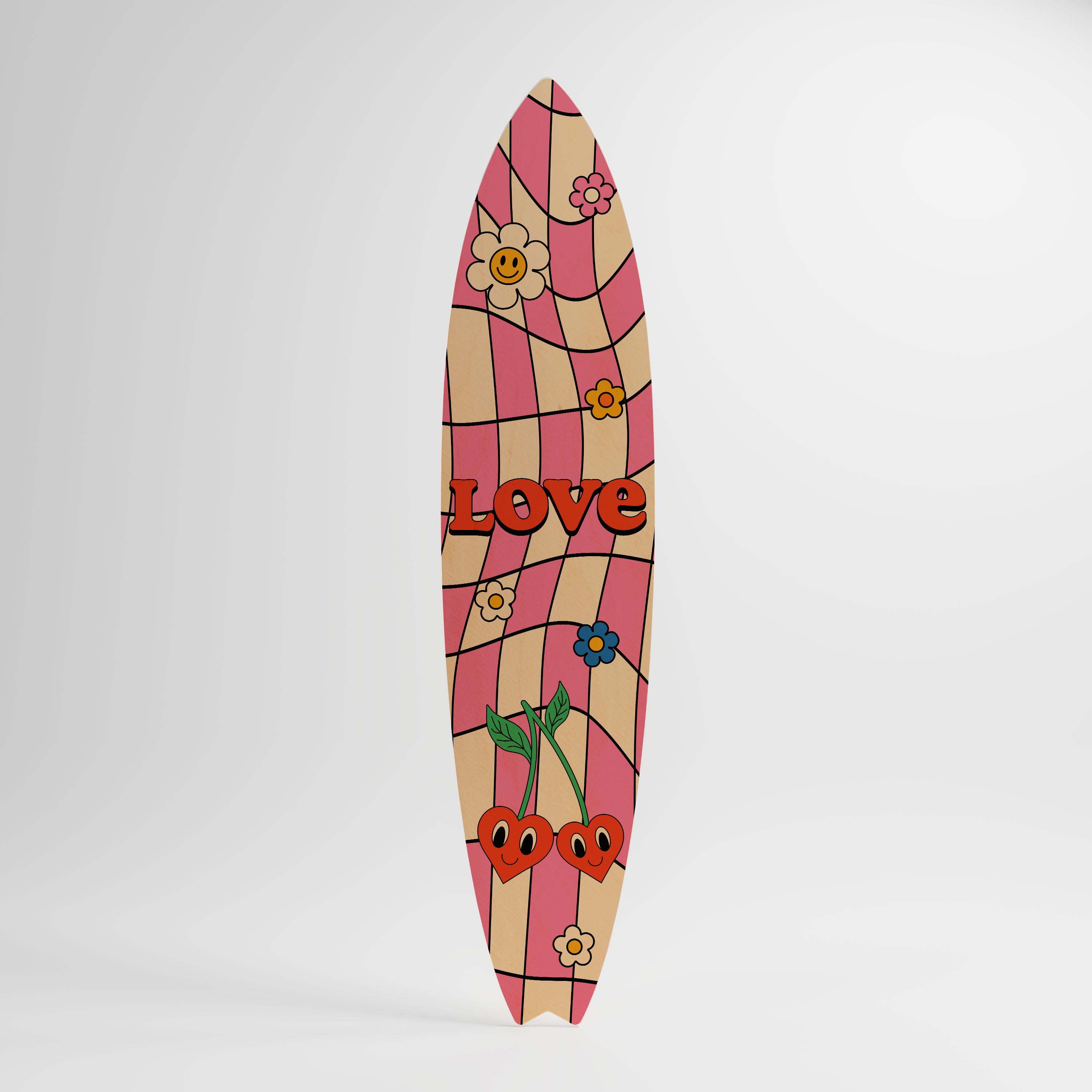 ROCKING LOVE Dekoracyjna deska surfingowa