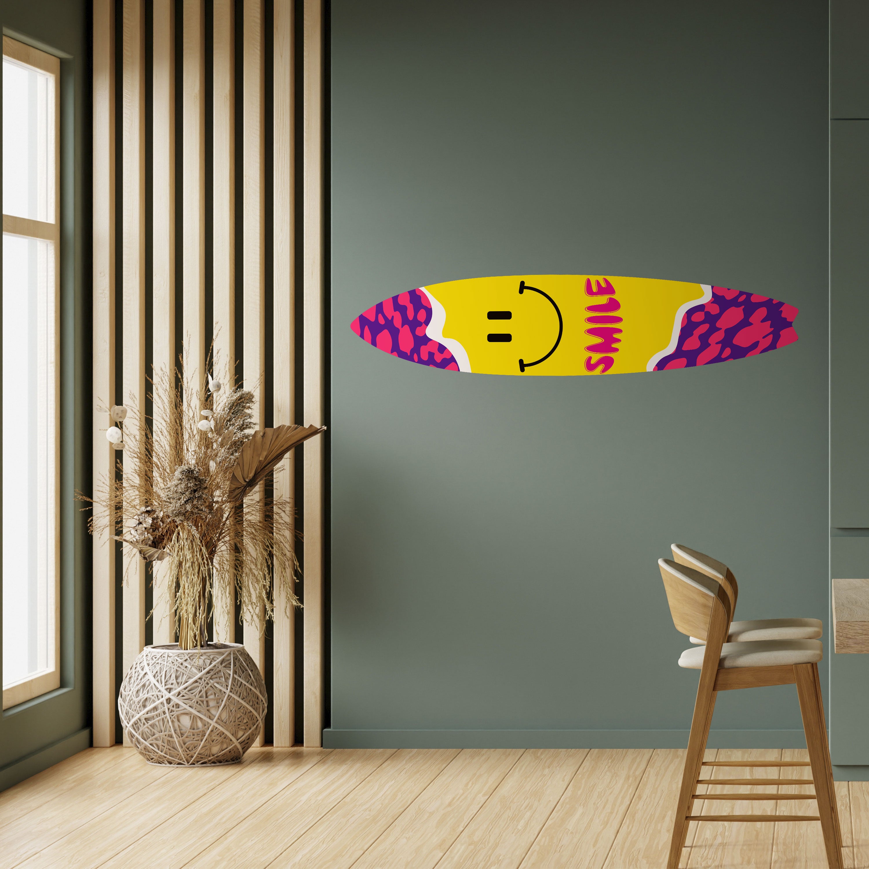 KEEP SMILING Naklejka - deska surfingowa