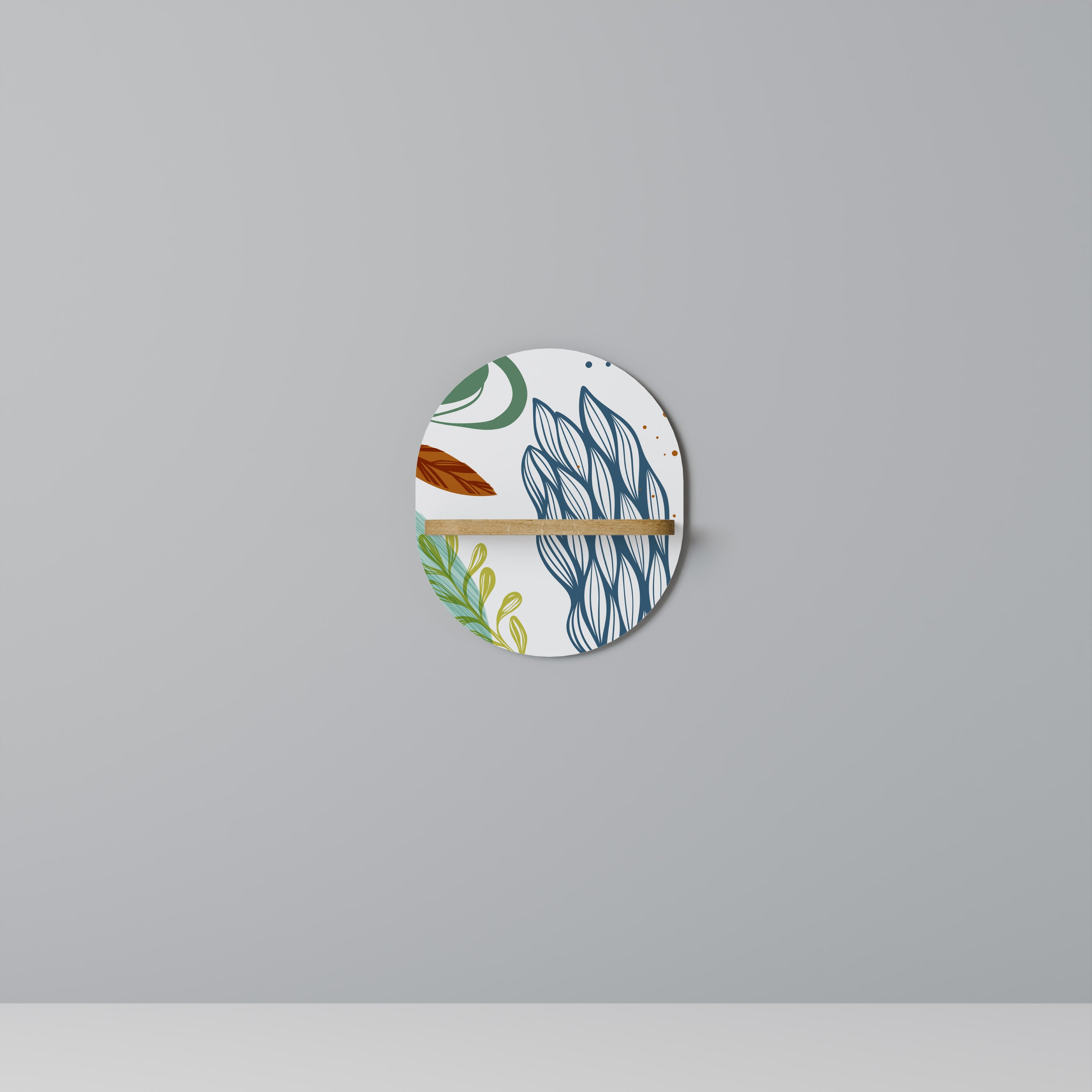 BOTANICAL HURRICANE Półka owalna