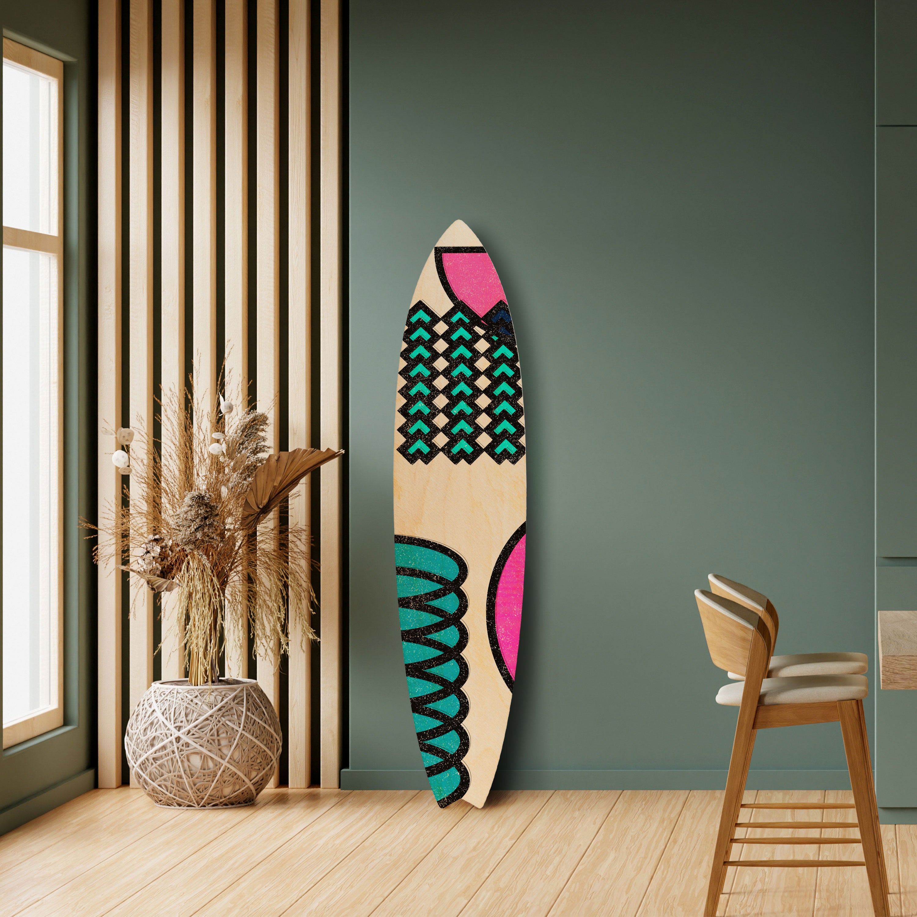 GEOMETRIC RHAPSODY Dekoracyjna deska surfingowa