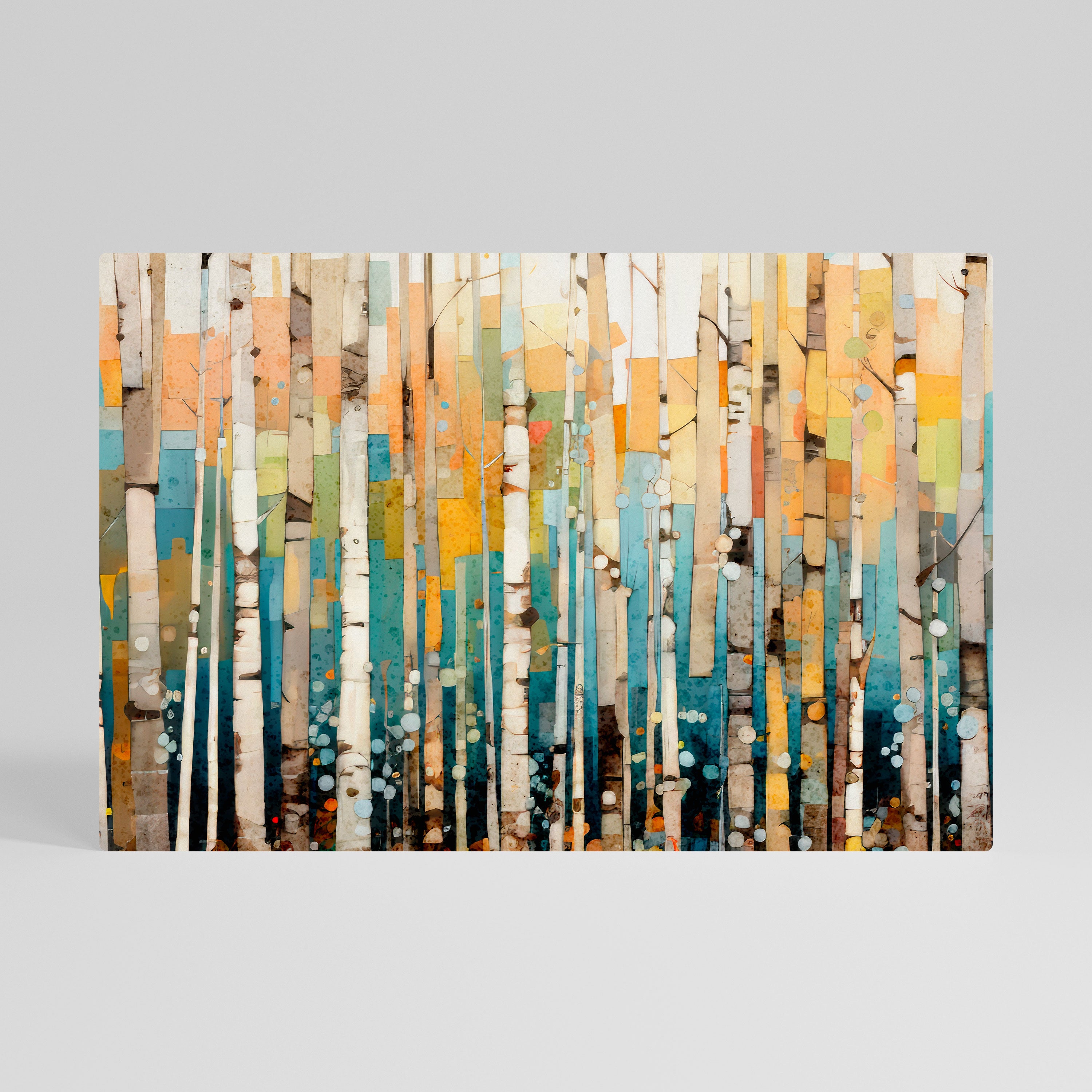 BIRCH KALEIDOSCOPE - Obraz na płótnie (poziomy)