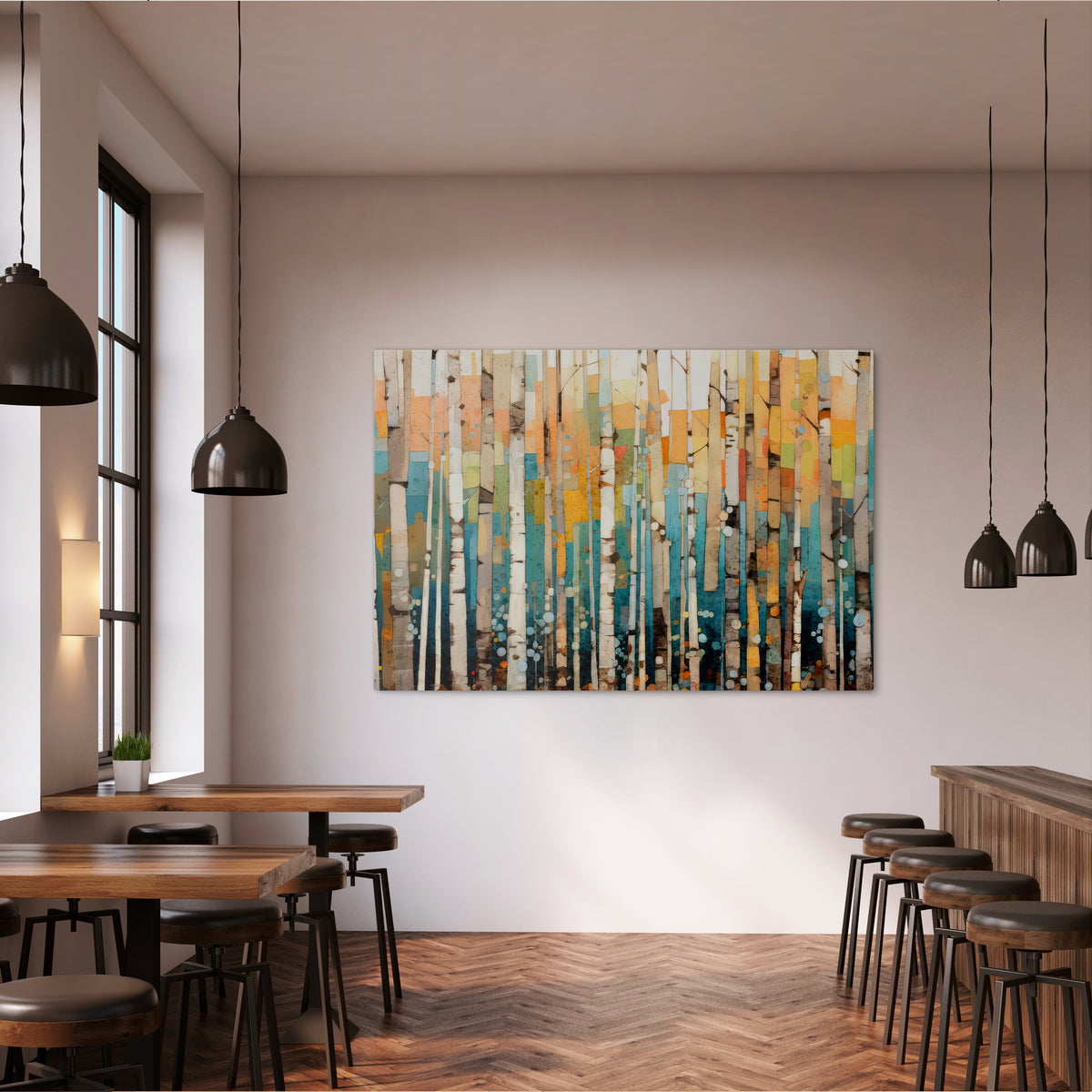 BIRCH KALEIDOSCOPE Poziomy obraz na płótnie
