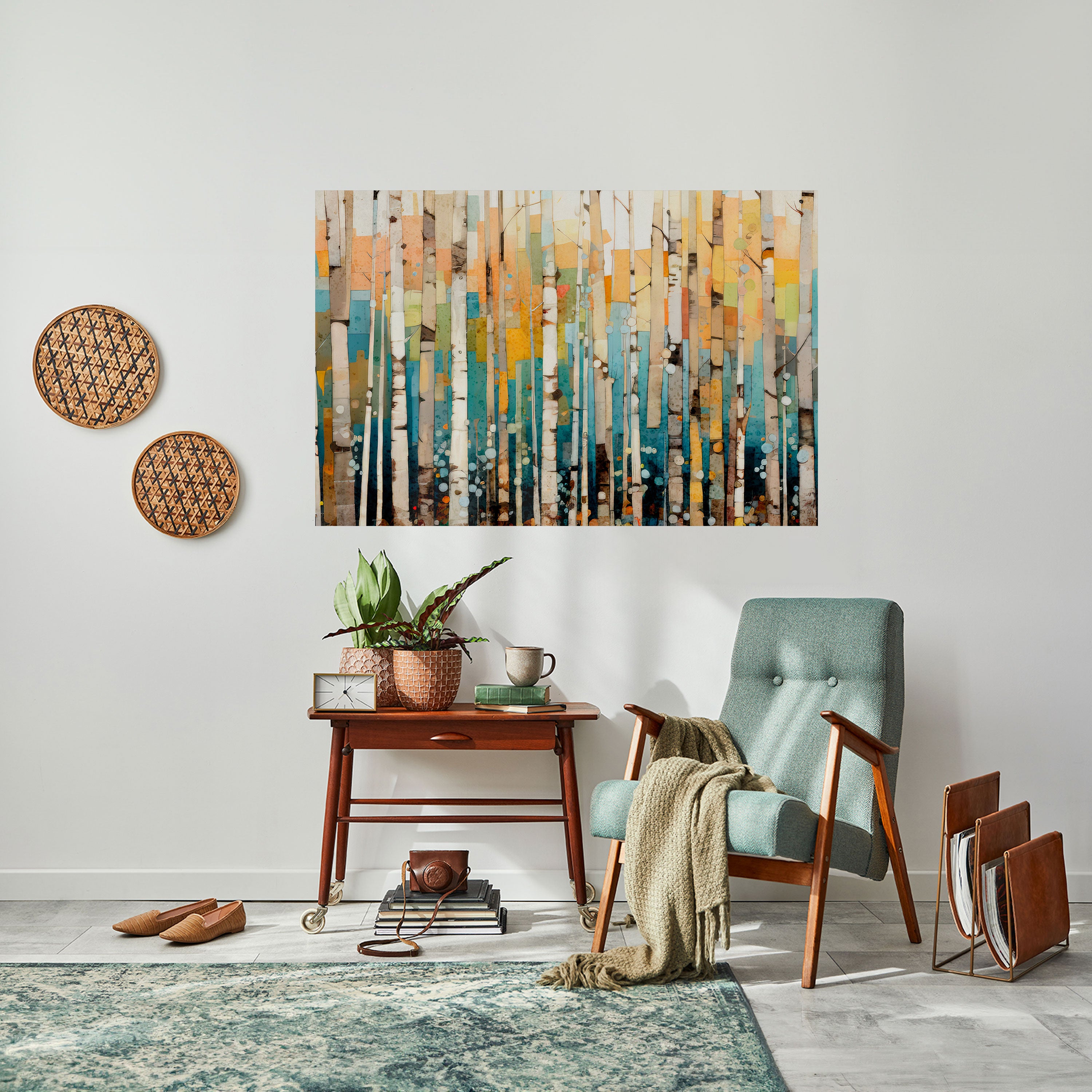 BIRCH KALEIDOSCOPE Naklejka/Plakat poziomy