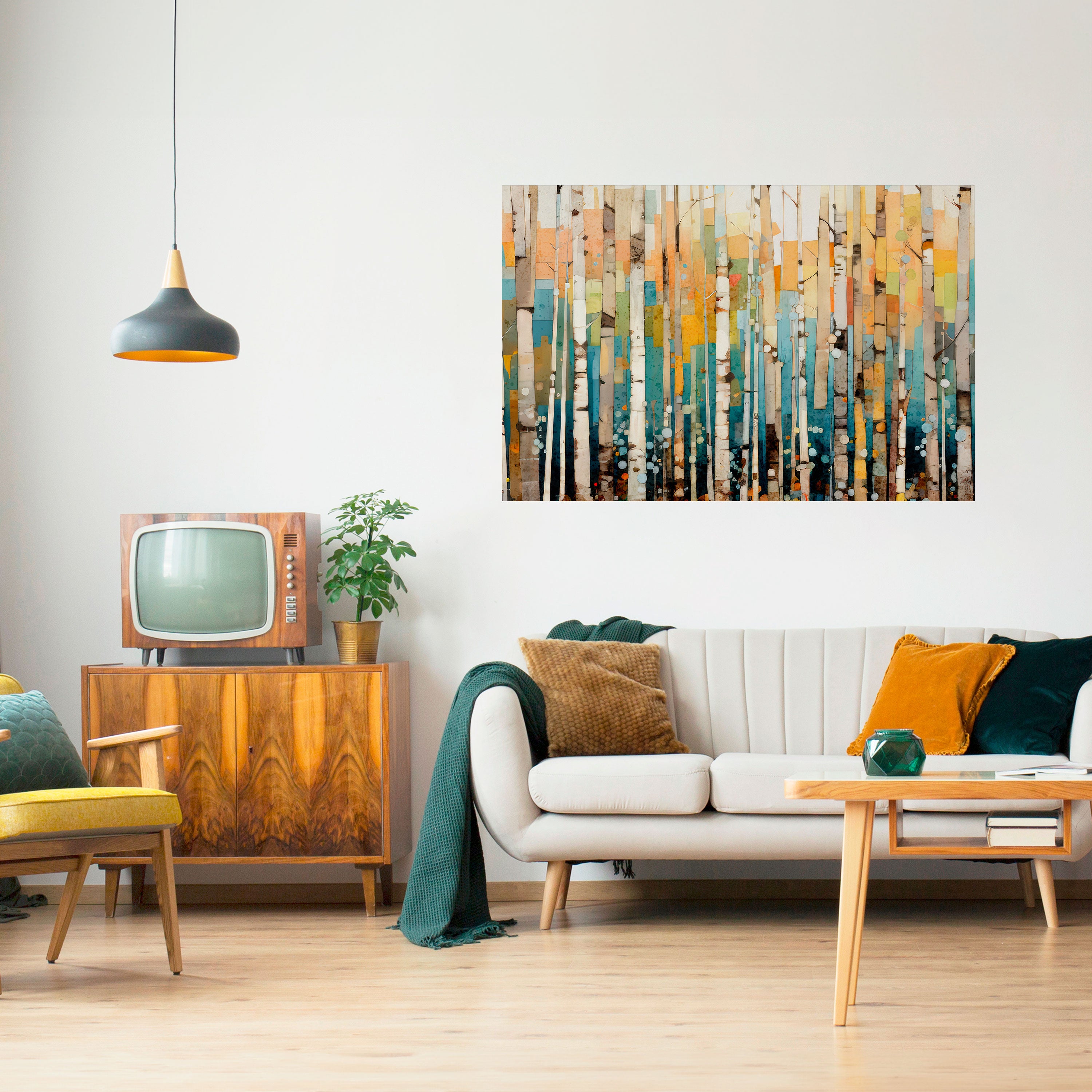 BIRCH KALEIDOSCOPE Naklejka/Plakat poziomy