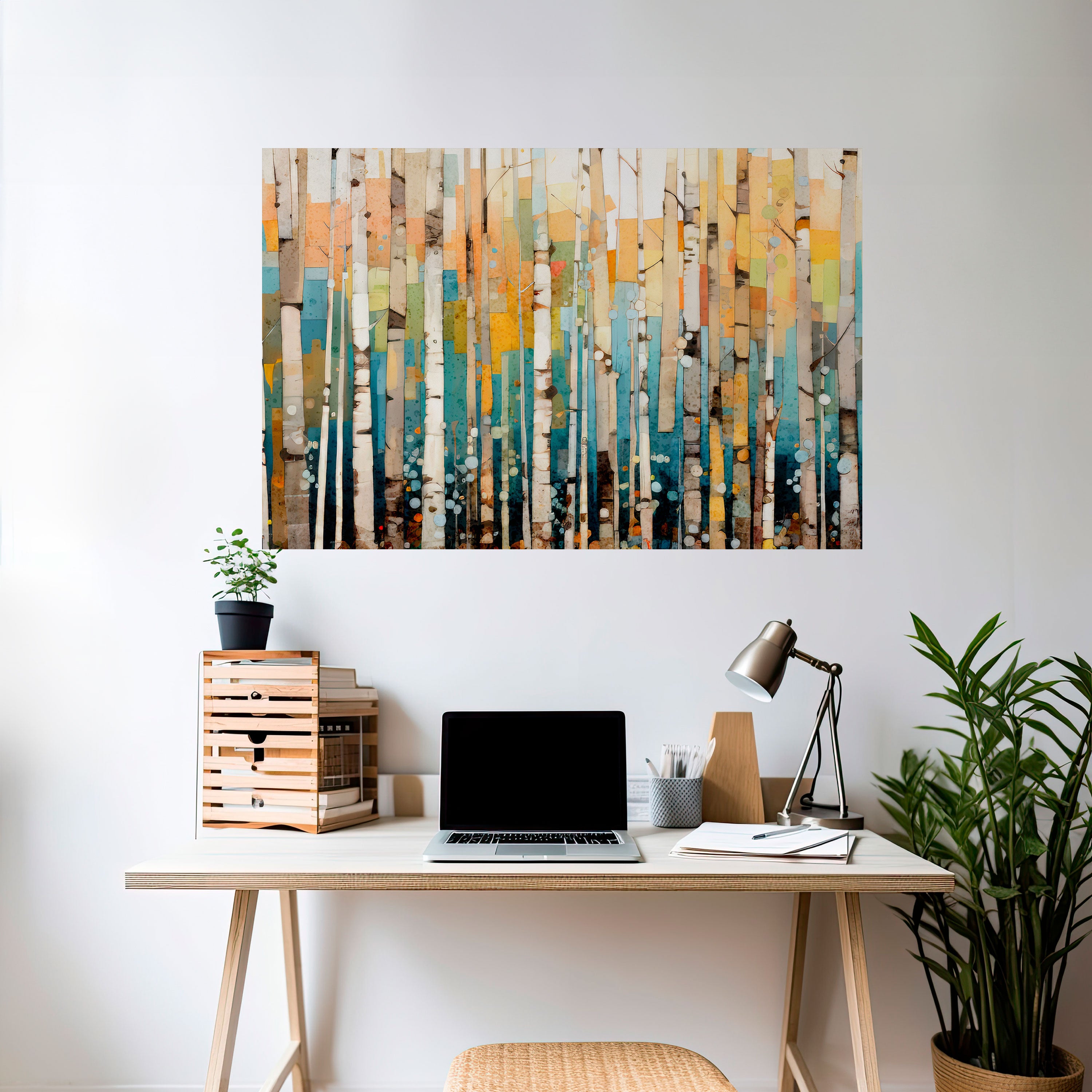 BIRCH KALEIDOSCOPE Naklejka/Plakat poziomy