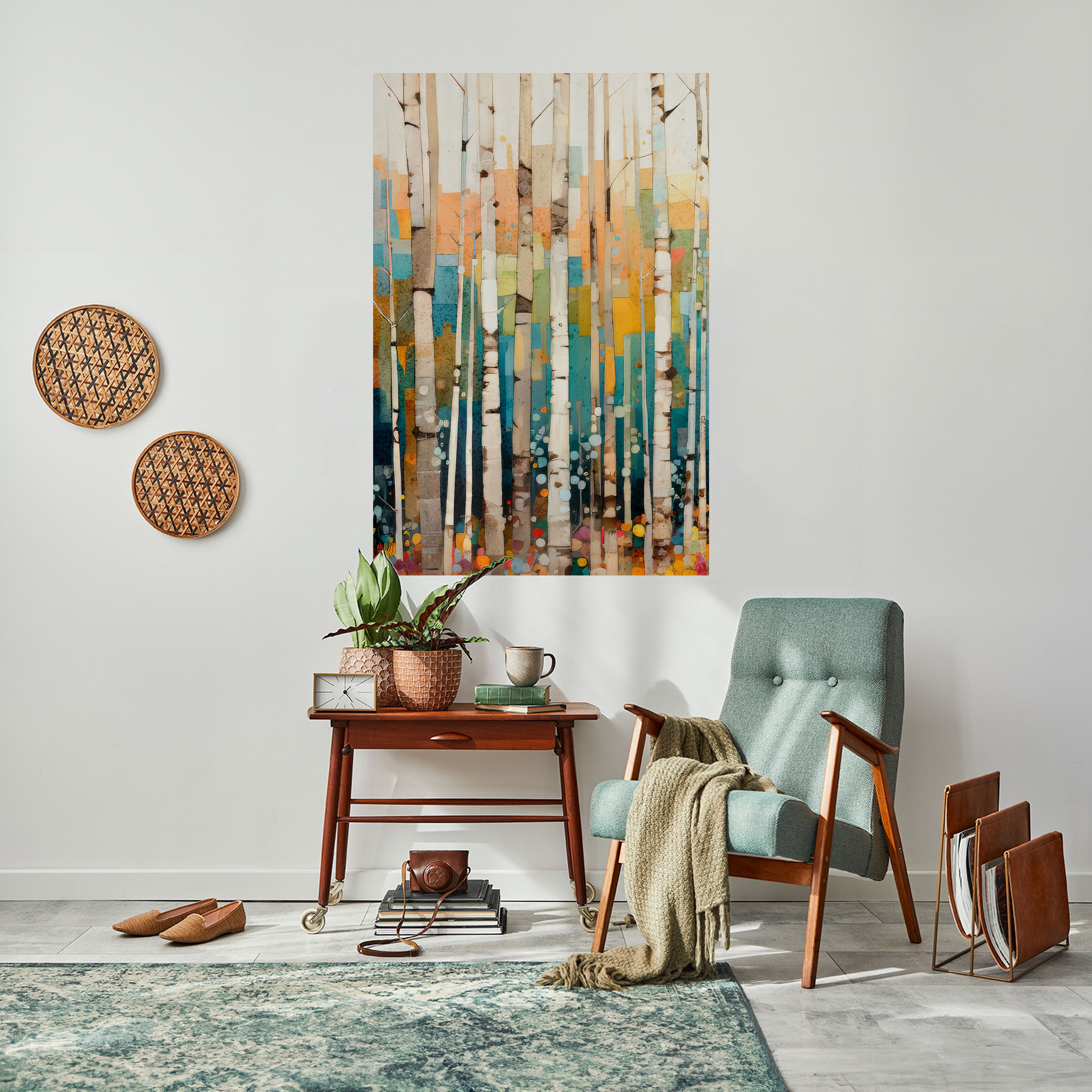 BIRCH KALEIDOSCOPE Naklejka/Plakat pionowy