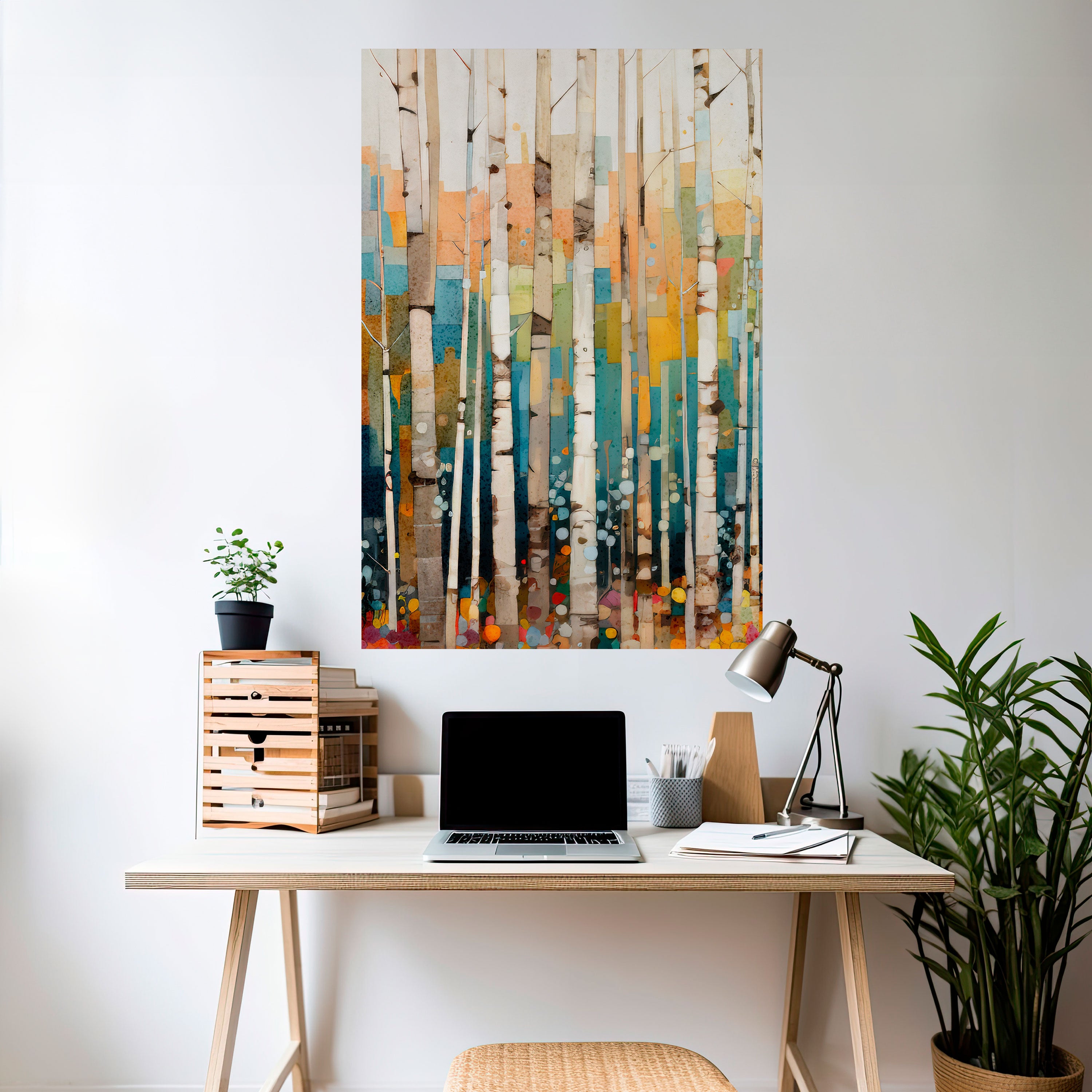 BIRCH KALEIDOSCOPE Naklejka/Plakat pionowy