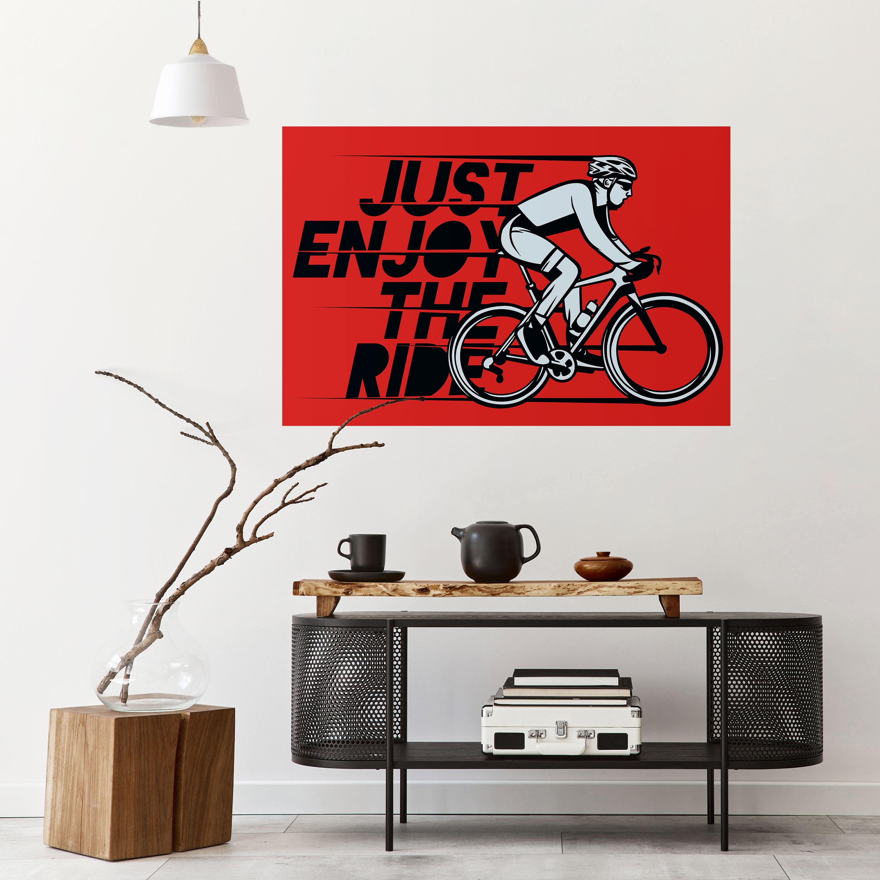 ENJOY THE RIDE Naklejka/Plakat poziomy