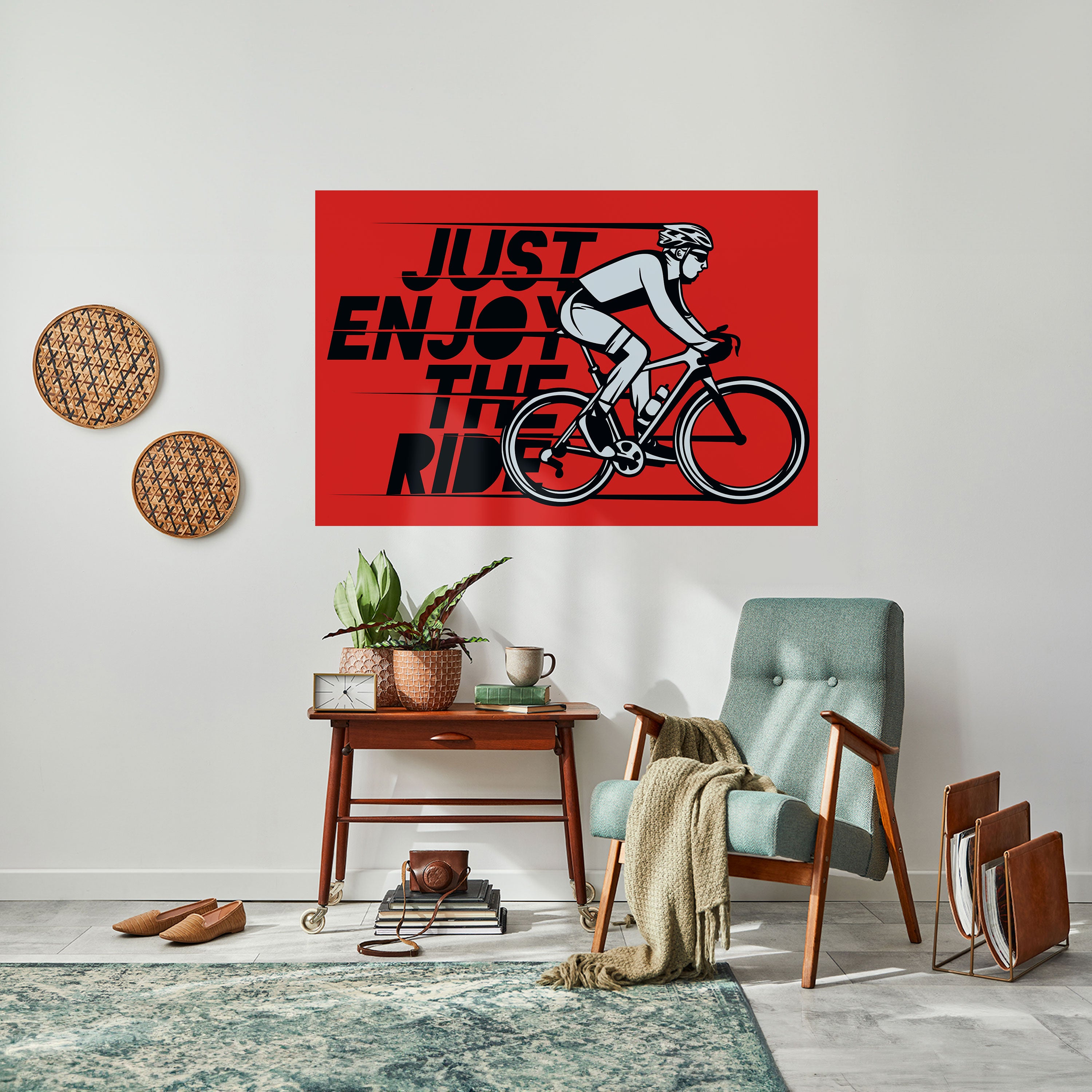 ENJOY THE RIDE Naklejka/Plakat poziomy