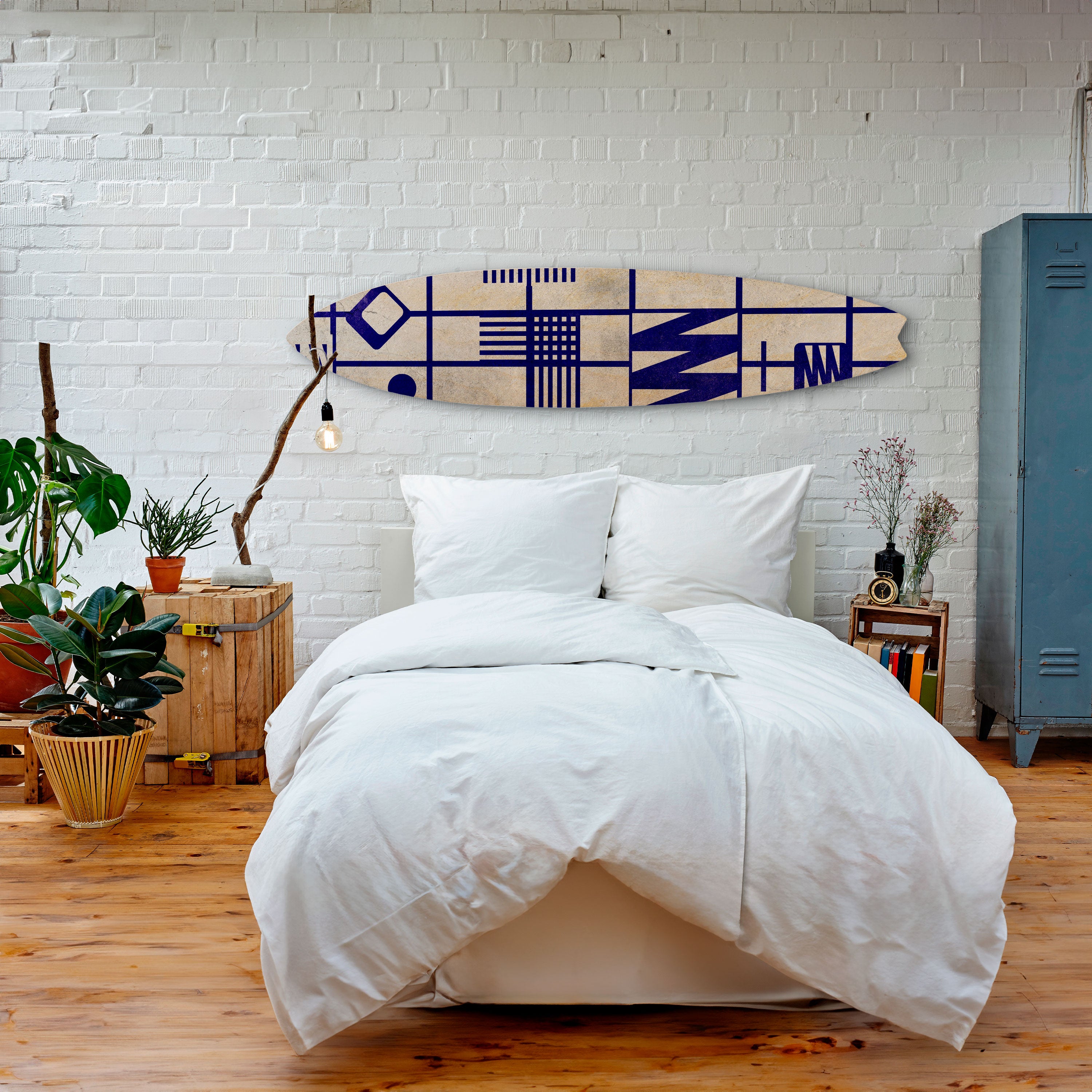 THE RIGHT PLACES Dekoracyjna deska surfingowa