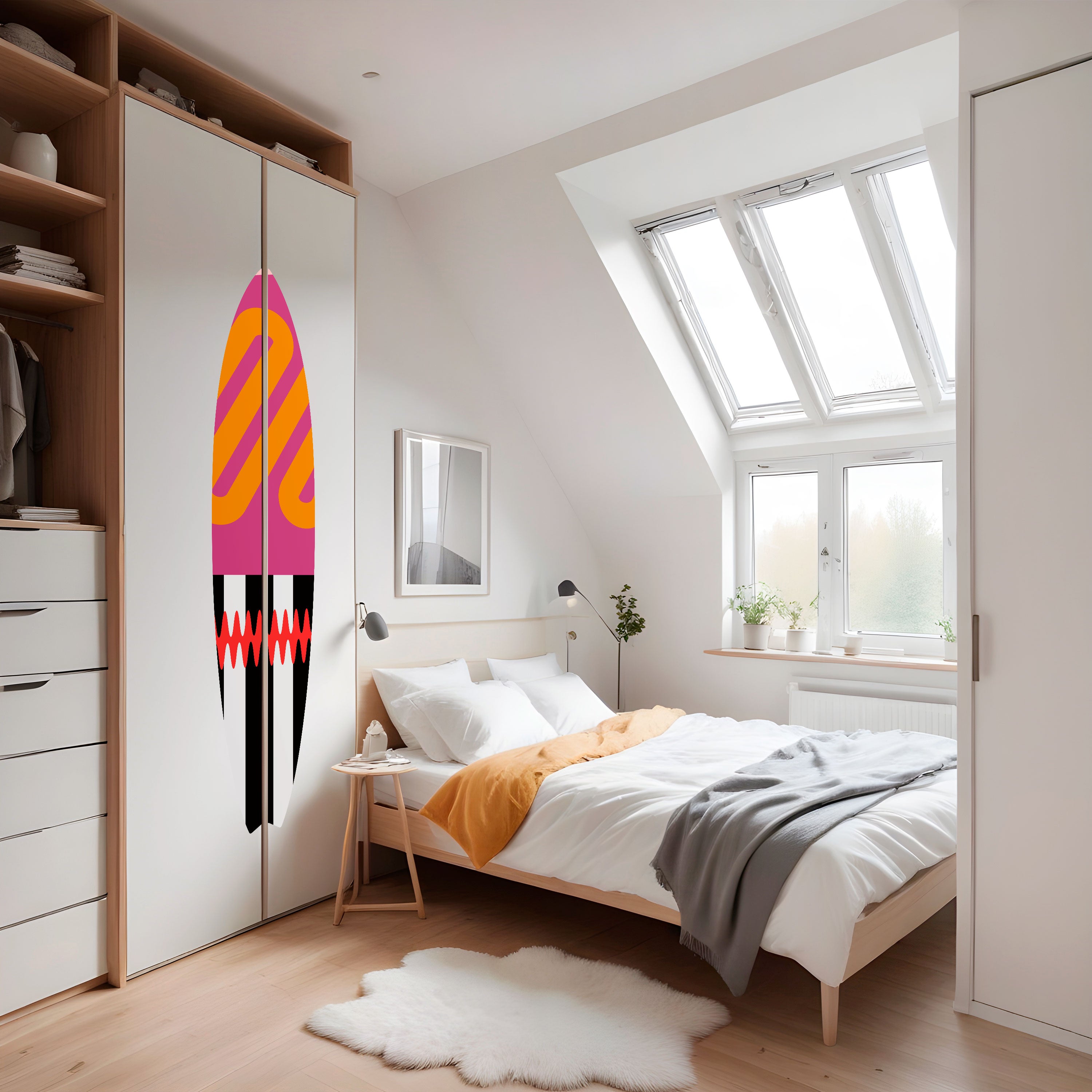 VIVID ART Naklejka - deska surfingowa