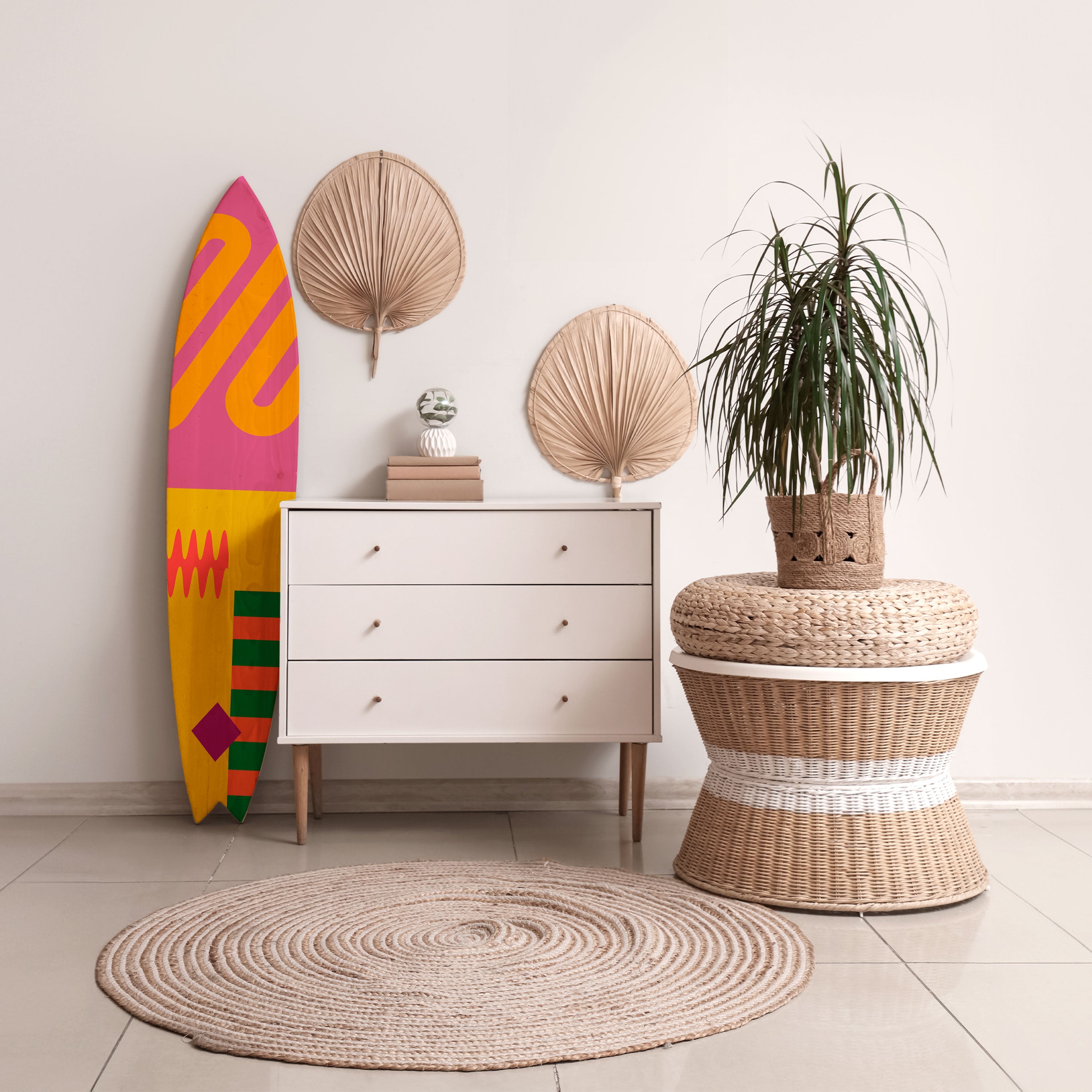 VIVID VIBRATIONS Dekoracyjna deska surfingowa