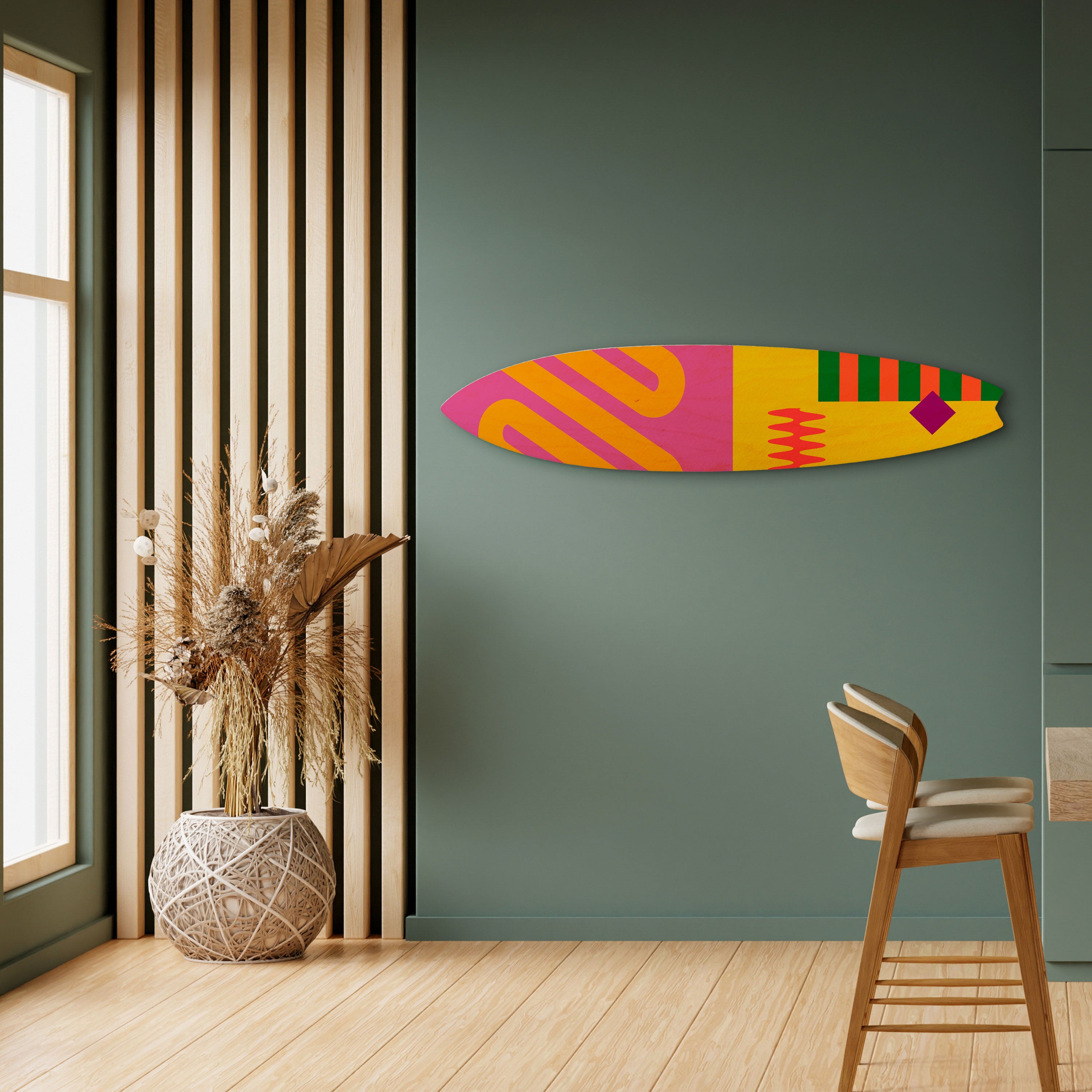 VIVID VIBRATIONS Dekoracyjna deska surfingowa