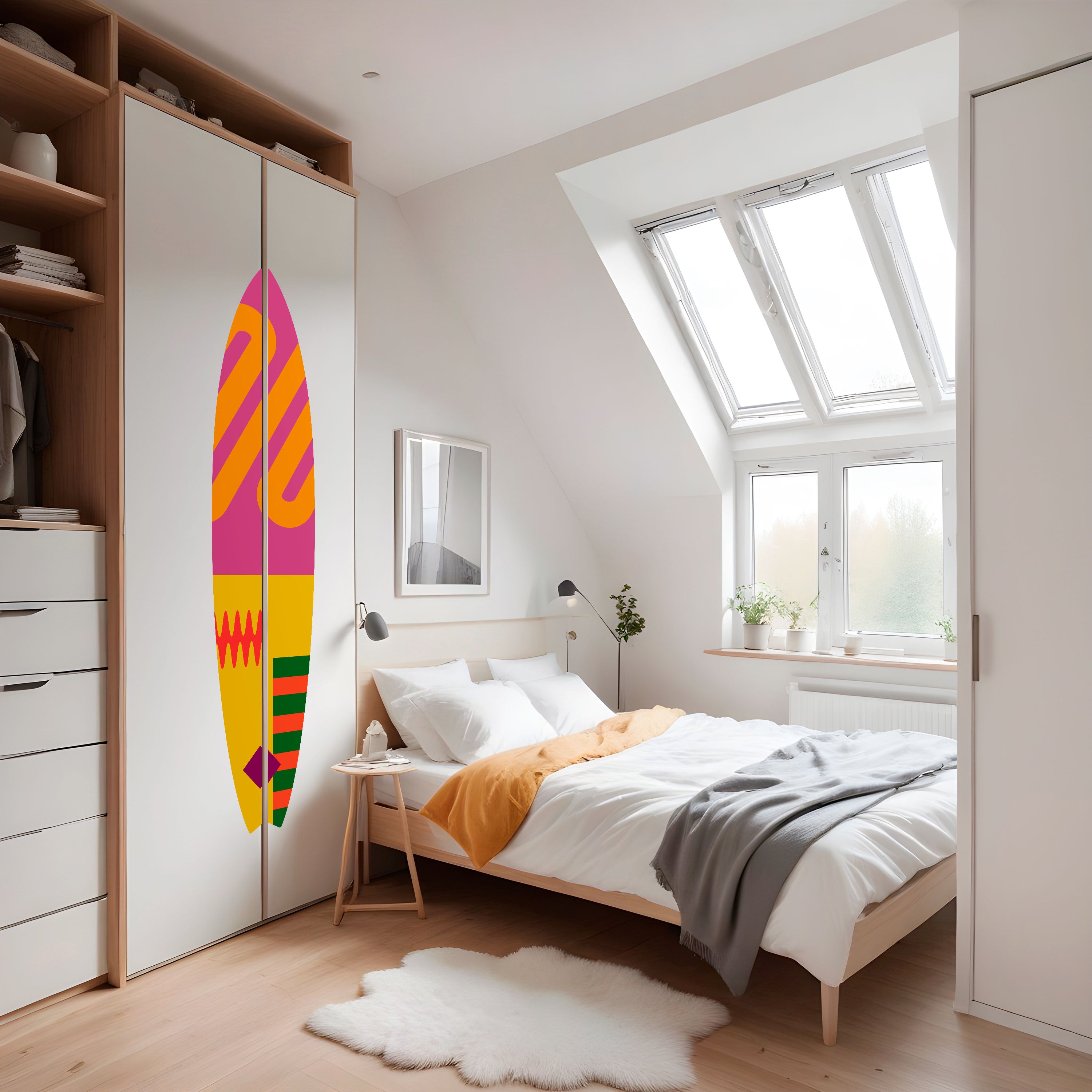 VIVID VIBRATIONS Naklejka - deska surfingowa