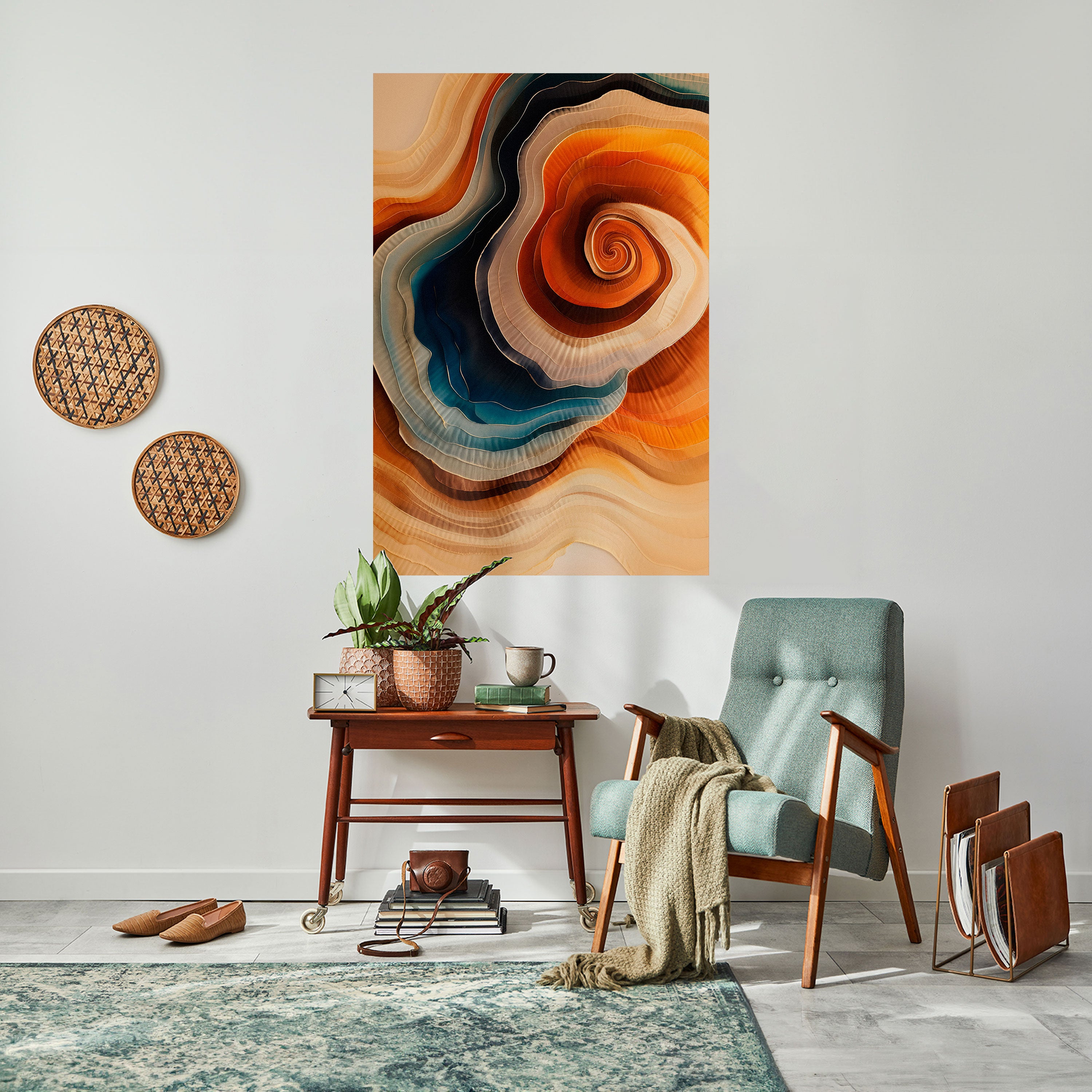 SPIRALING DREAMSCAPE Naklejka/Plakat pionowy