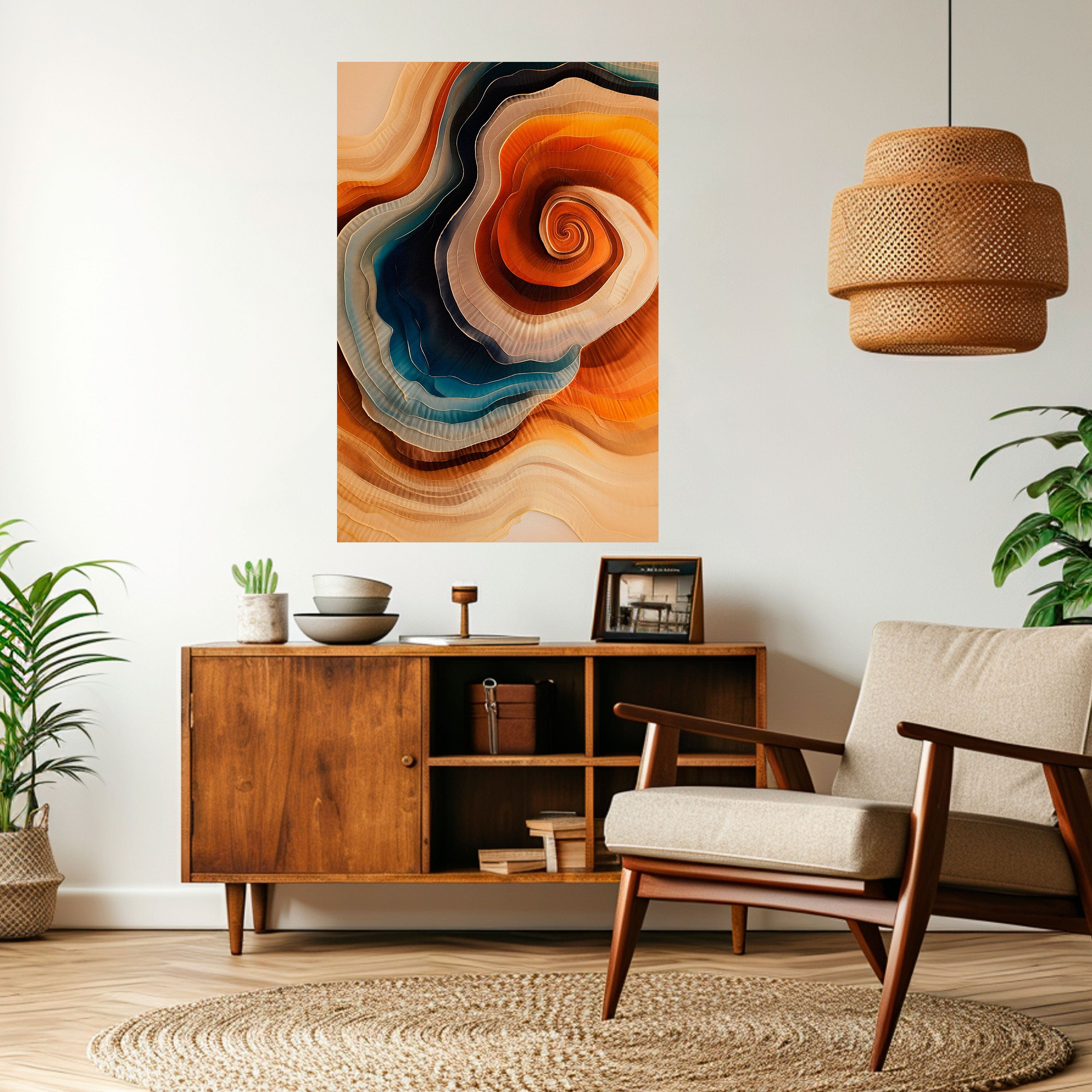 SPIRALING DREAMSCAPE Naklejka/Plakat pionowy