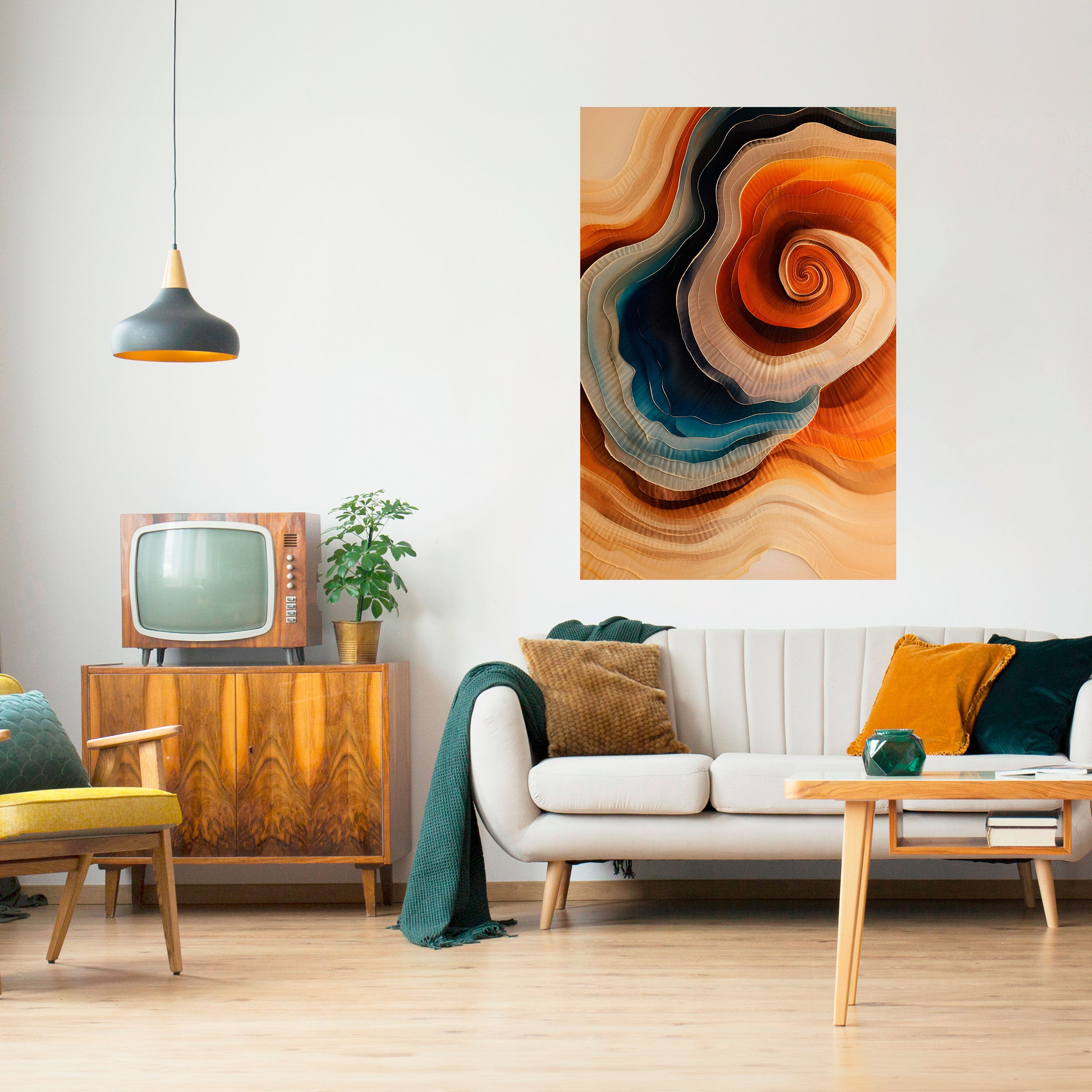 SPIRALING DREAMSCAPE Naklejka/Plakat pionowy